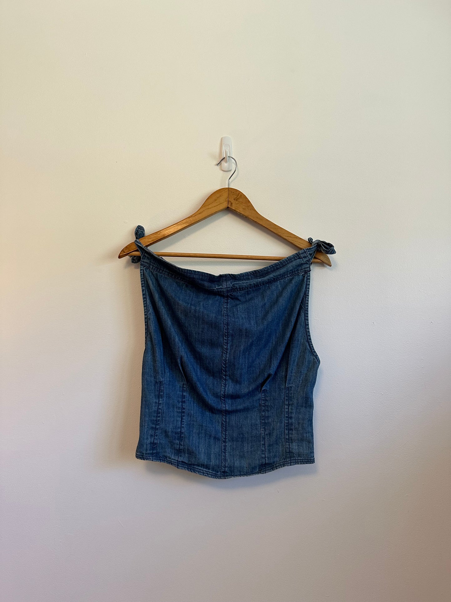 Free People NWT Louie Indigo Off The Shoulder Top | Size Medium