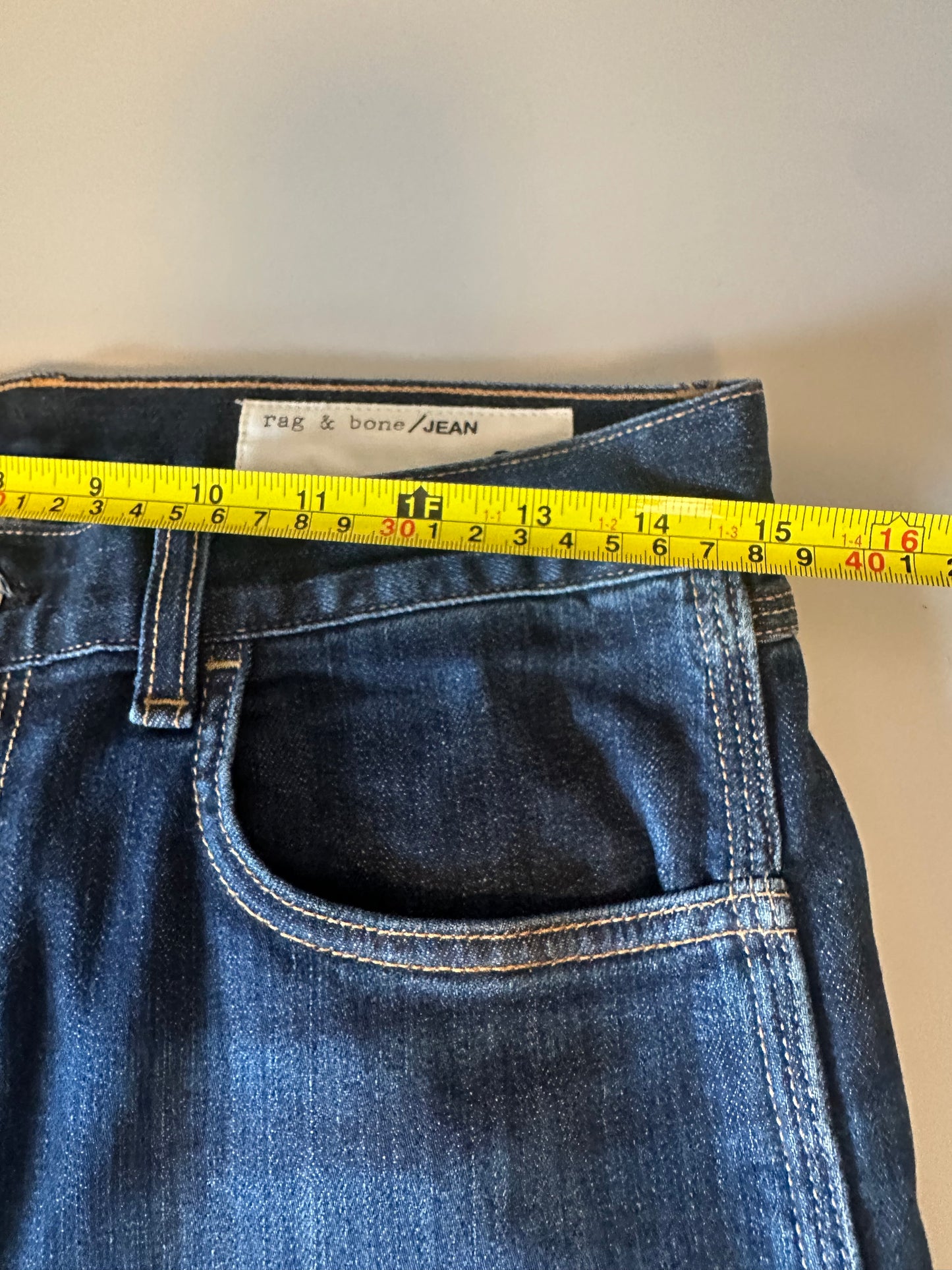 Rag & Bone Clermont Dark Wash Straight Leg Jeans | Size 29