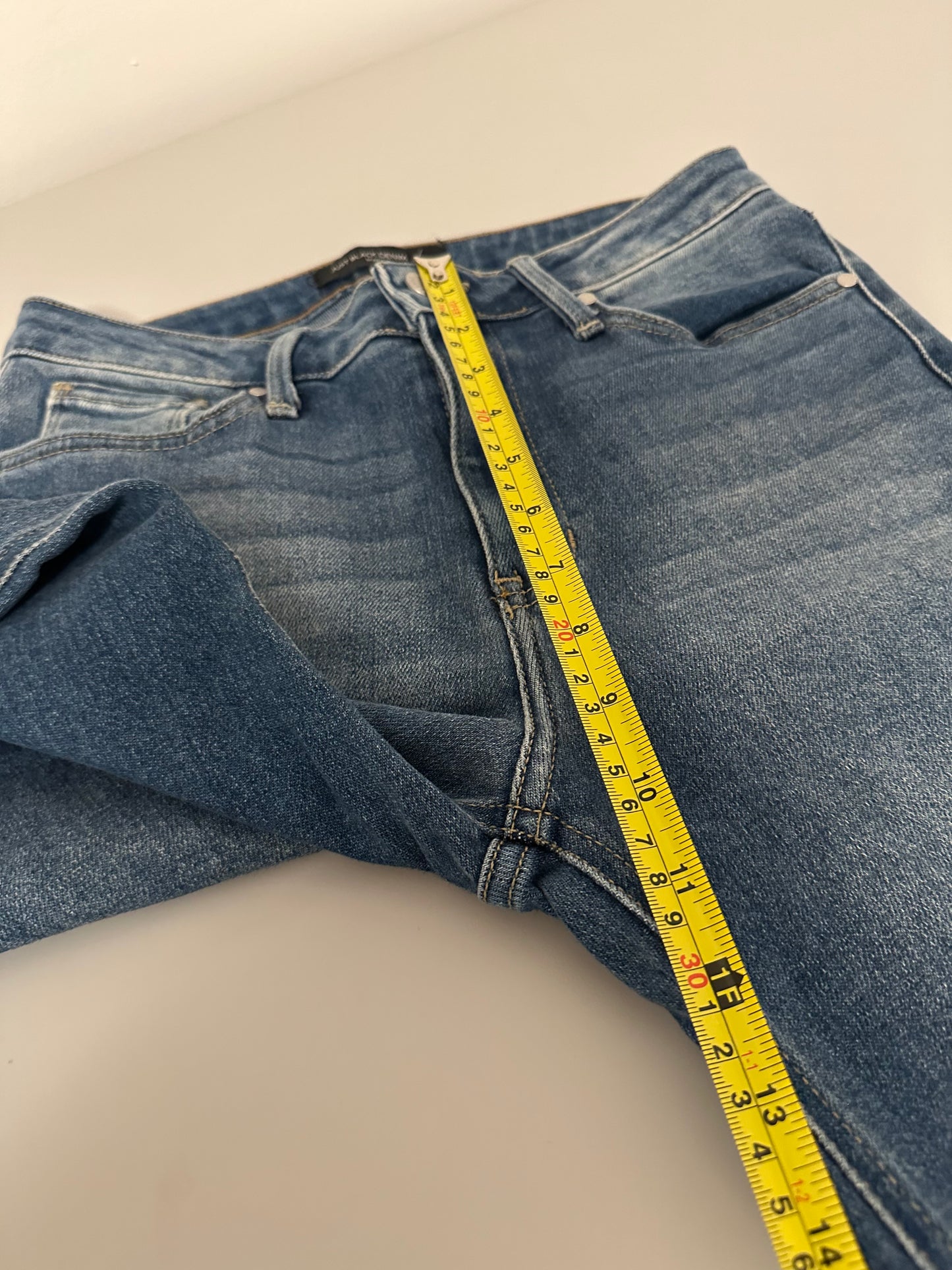 Just Black Denim Distressed Straight Leg Jeans | Size 27