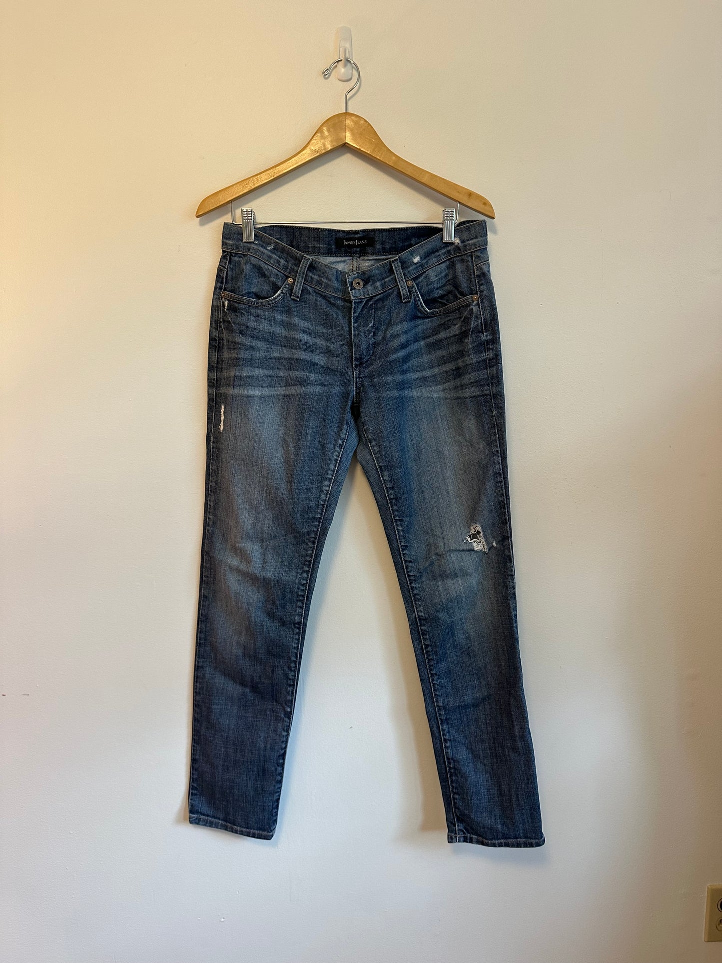 James Jeans Dry Aged Denim Straight Leg Jeans | Size 29