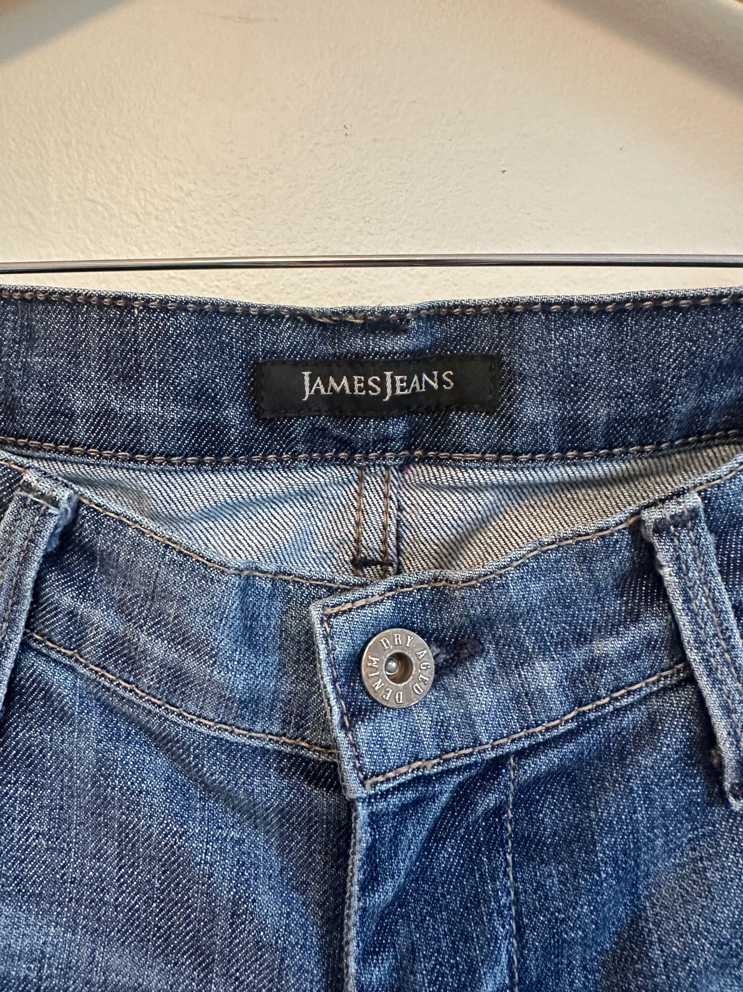 James Jeans Dry Aged Denim Straight Leg Jeans | Size 29