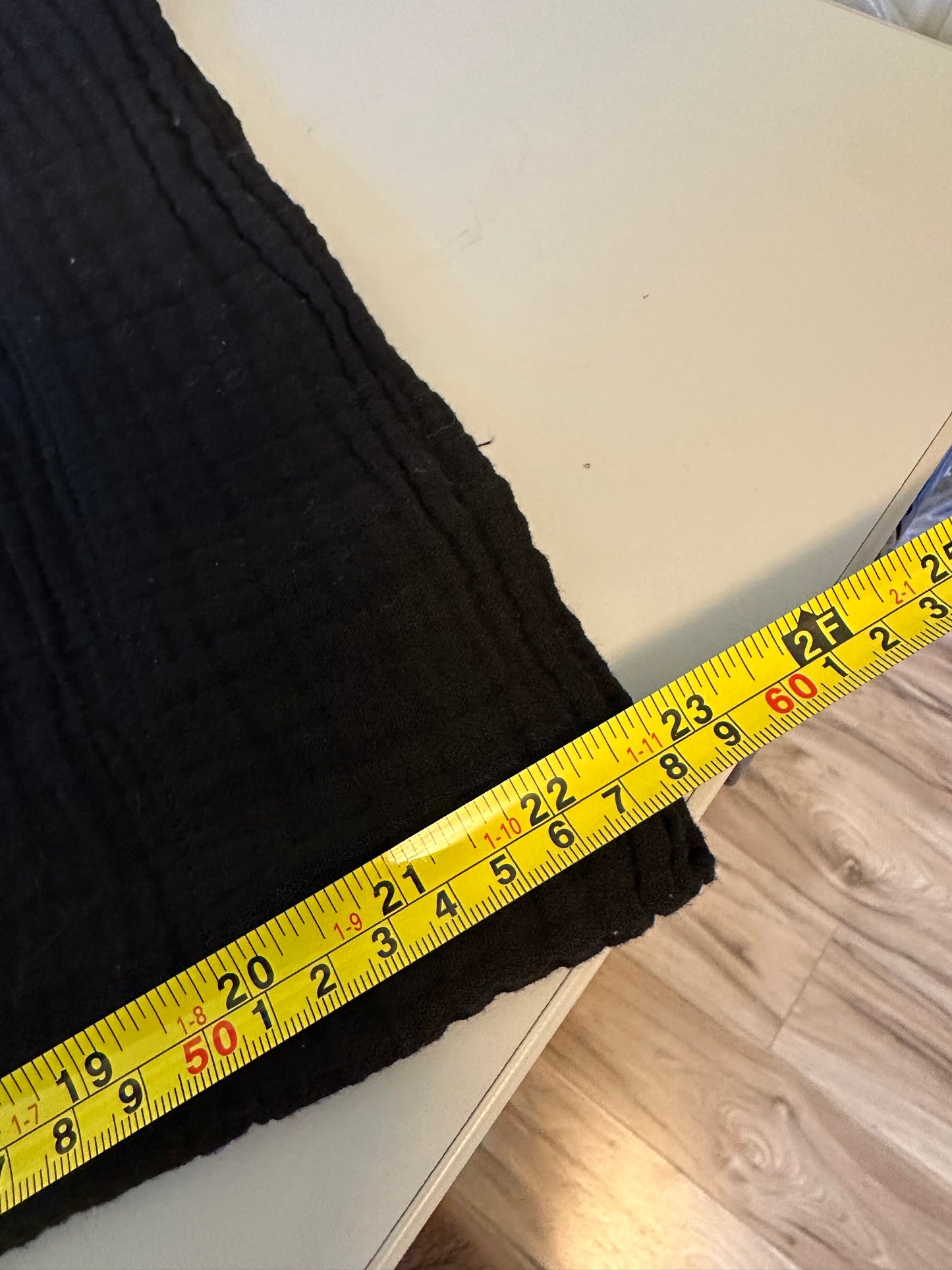 Shannon Passero NWT Reyanna Crop Pant in Black Cotton Gauze | Size XL