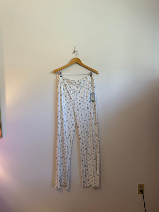 PJ Salvage NWT Crazy in Love Pointelle Knit Floral Pajama Pants | Size XL
