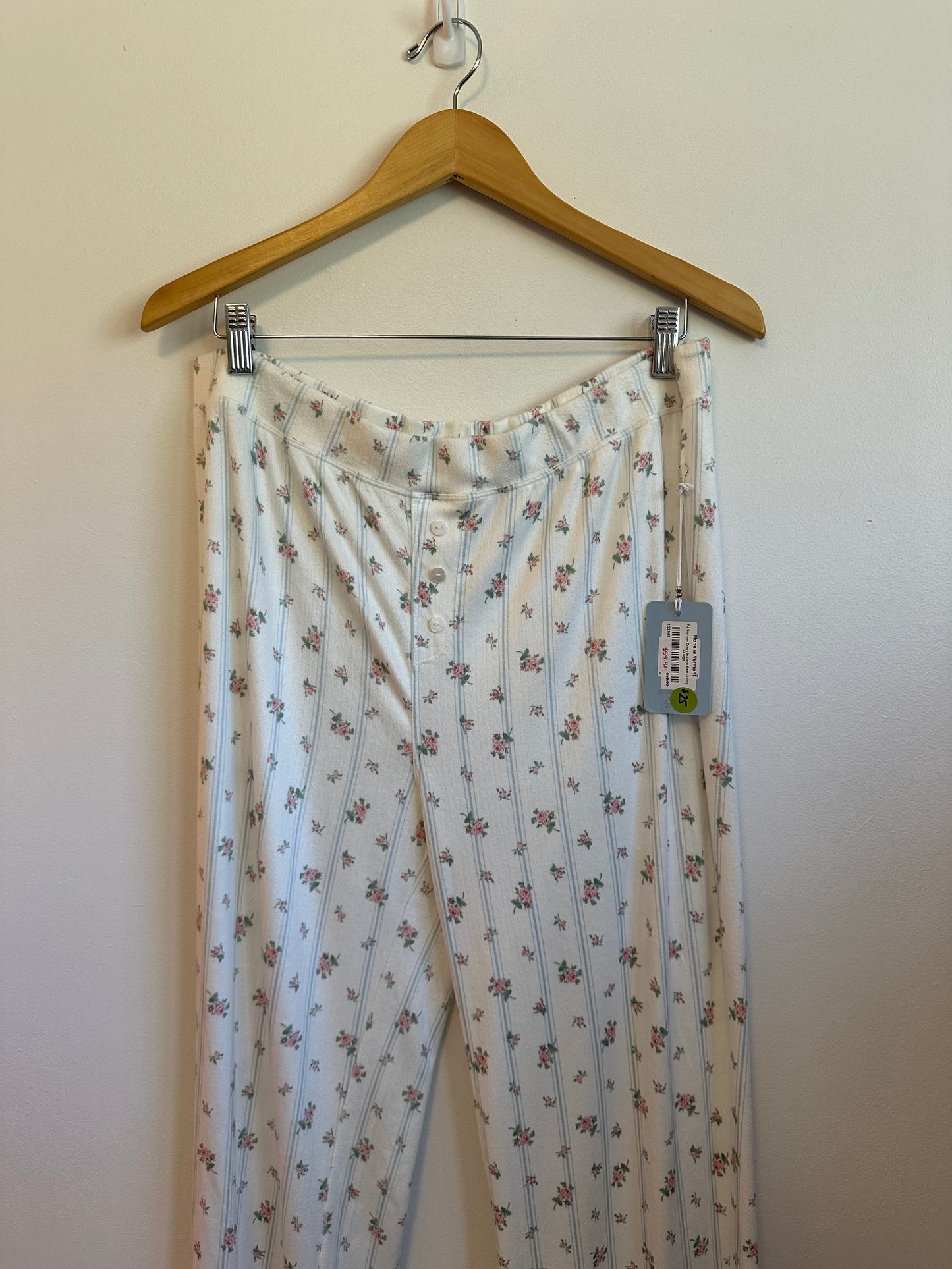 PJ Salvage NWT Crazy in Love Pointelle Knit Floral Pajama Pants | Size XL