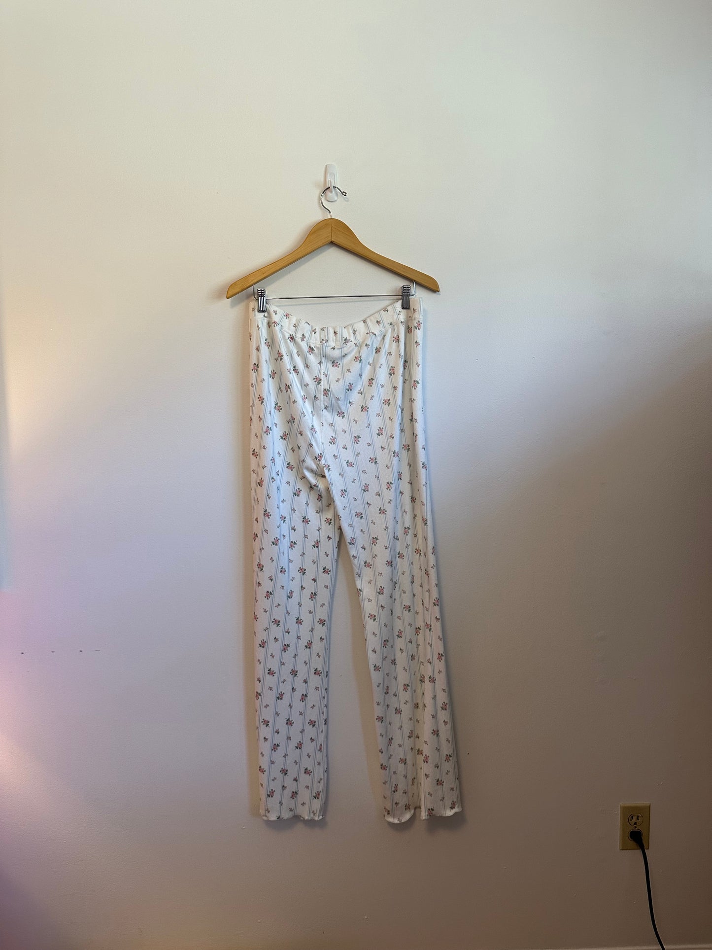 PJ Salvage NWT Crazy in Love Pointelle Knit Floral Pajama Pants | Size XL