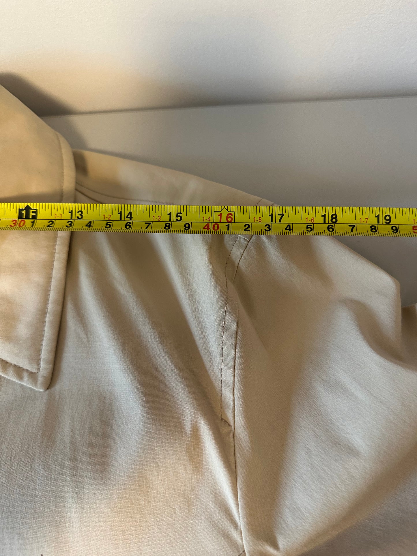 Faconnable Albert Goldberg Tan Cotton Blend Utility Jacket | Size Large