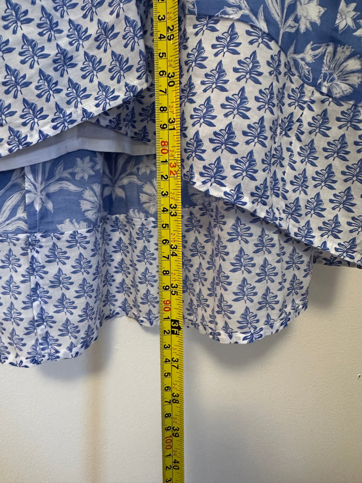 NWT Vineyard Vines Katana Blue Floral Maxi Skirt | Size XS
