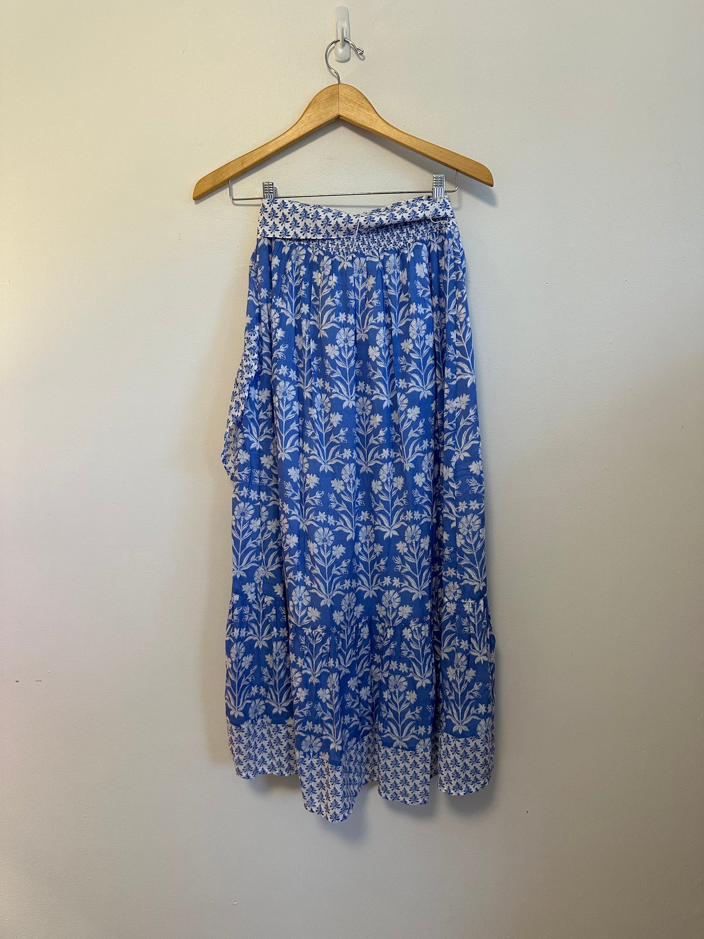 NWT Vineyard Vines Katana Blue Floral Maxi Skirt | Size XS