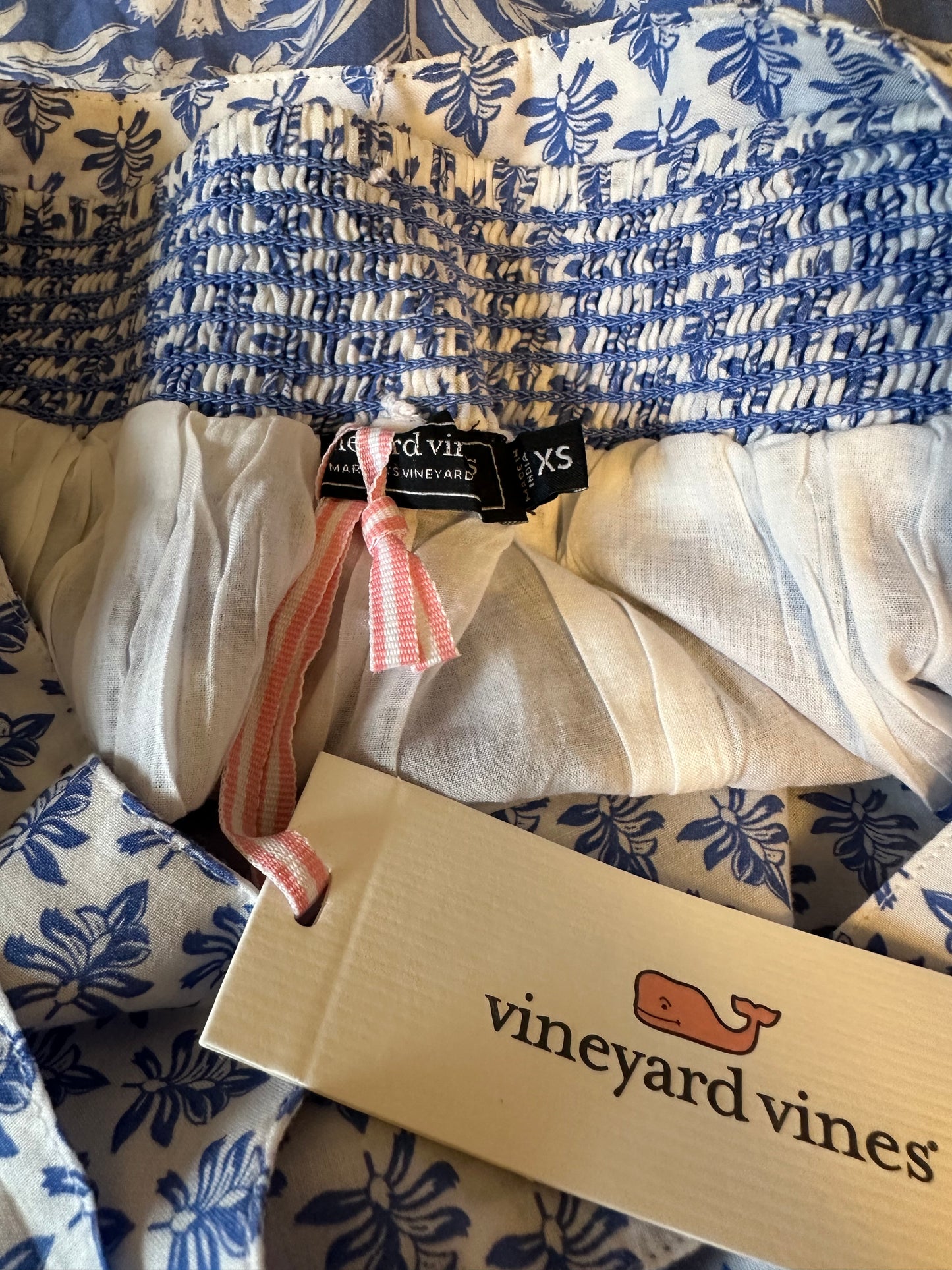 NWT Vineyard Vines Katana Blue Floral Maxi Skirt | Size XS