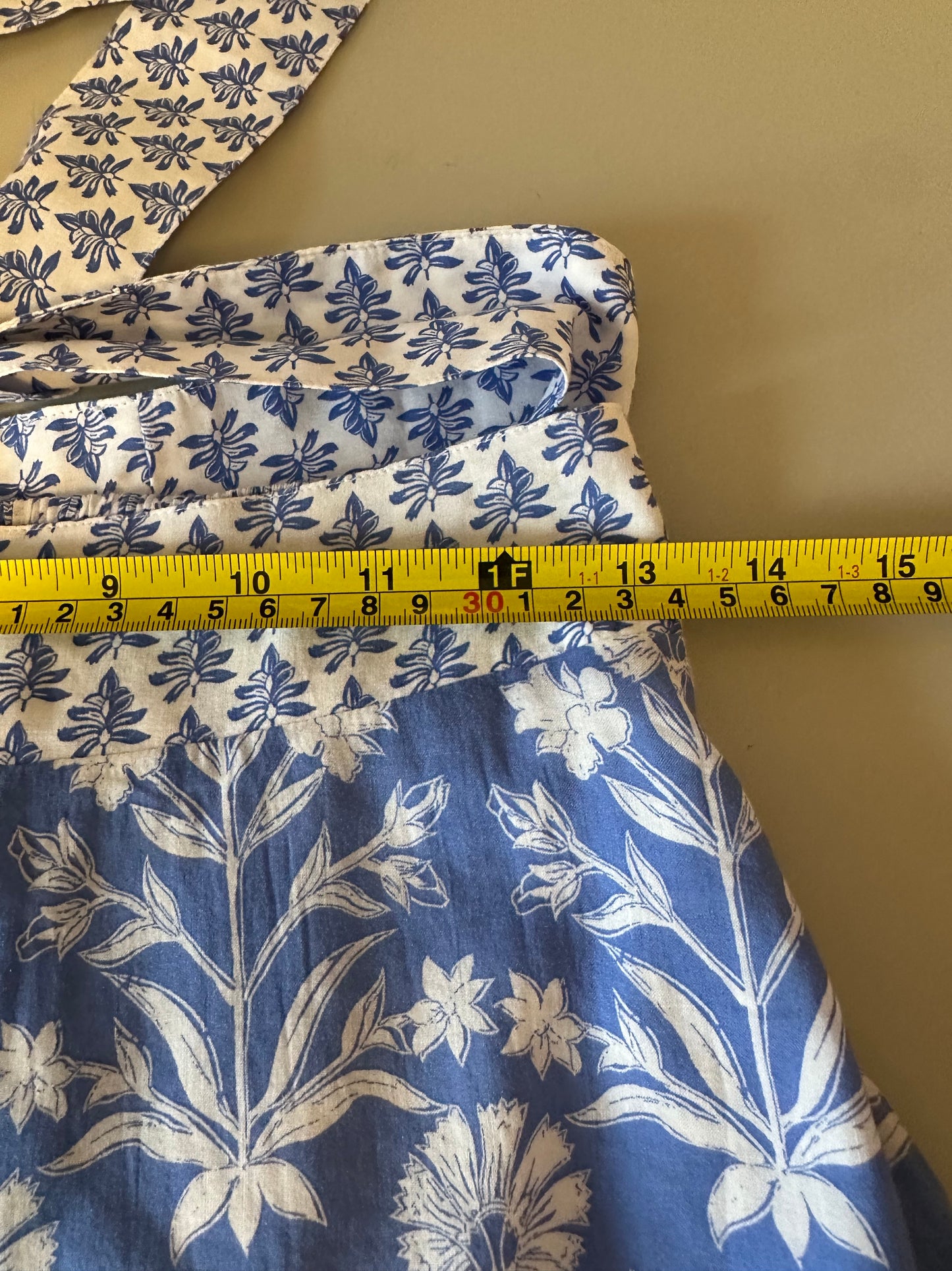 NWT Vineyard Vines Katana Blue Floral Maxi Skirt | Size XS