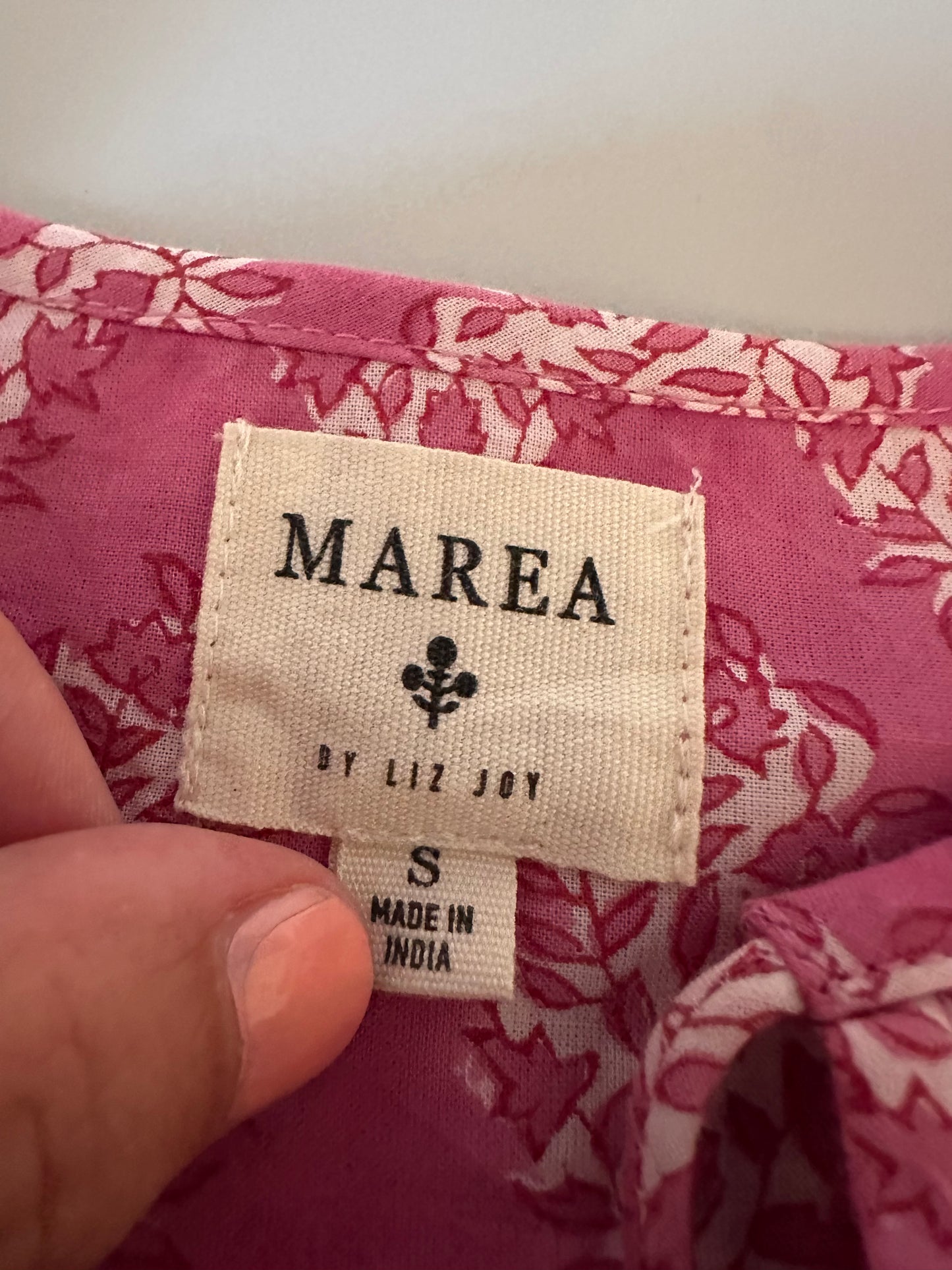 Marea Steph Top in Magenta Meadow | Size Small