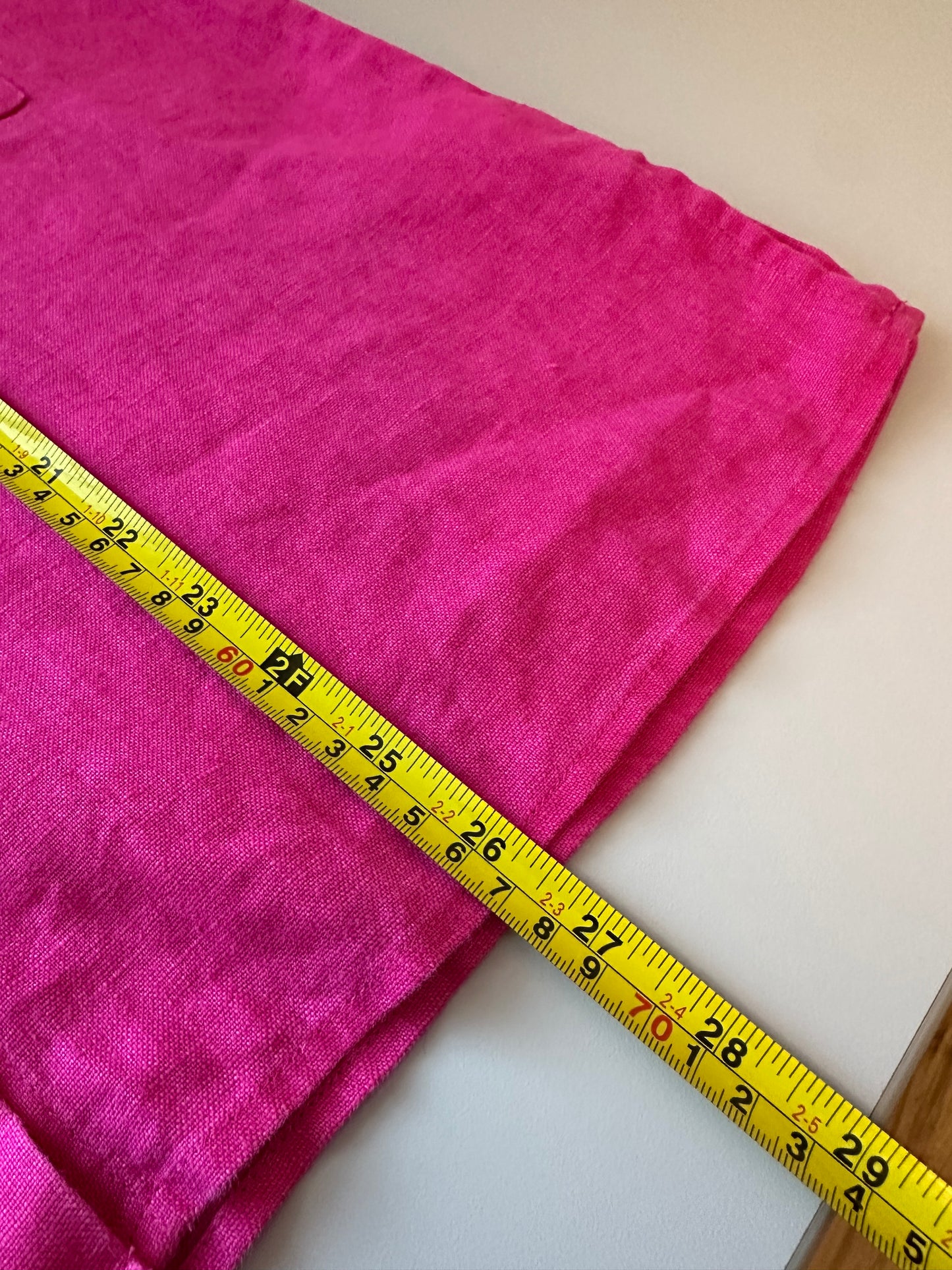 Rails Mackinley Linen Button Front Top in Raspberry Pink | Size Small
