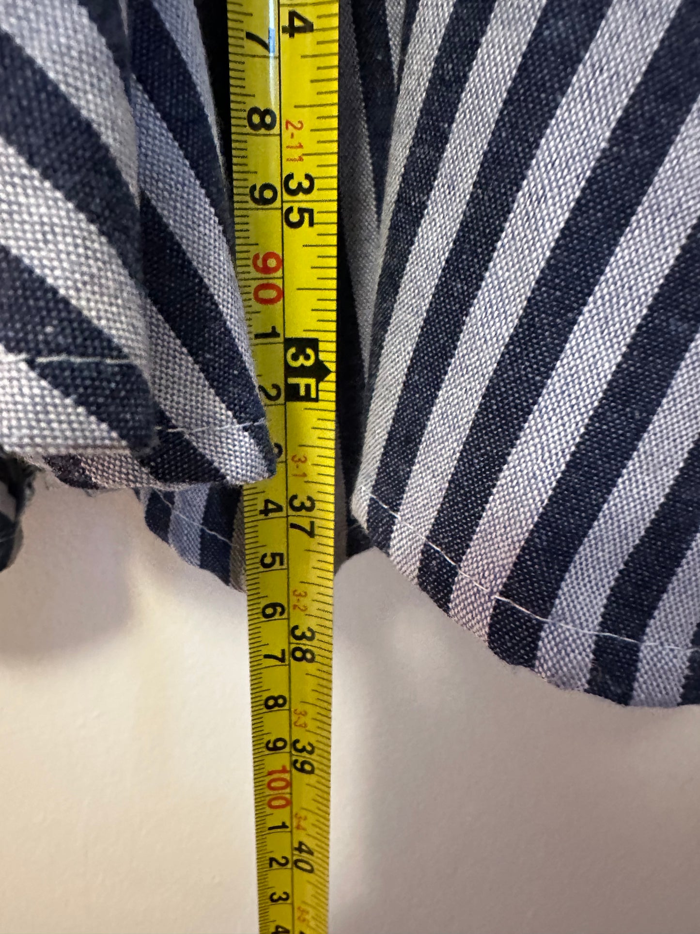 NWT Olivaceous Blue Stripes Maxi Skirt | Size Small