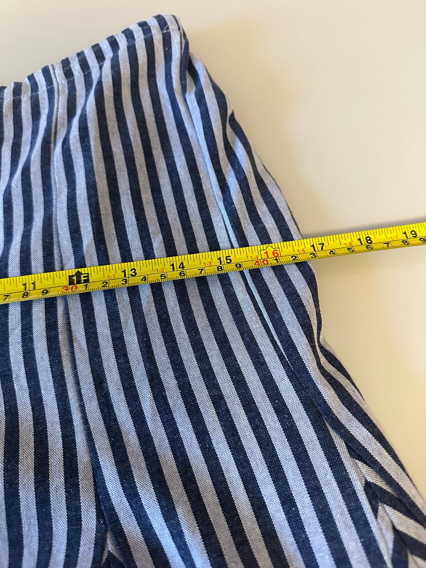 NWT Olivaceous Blue Stripes Maxi Skirt | Size Small