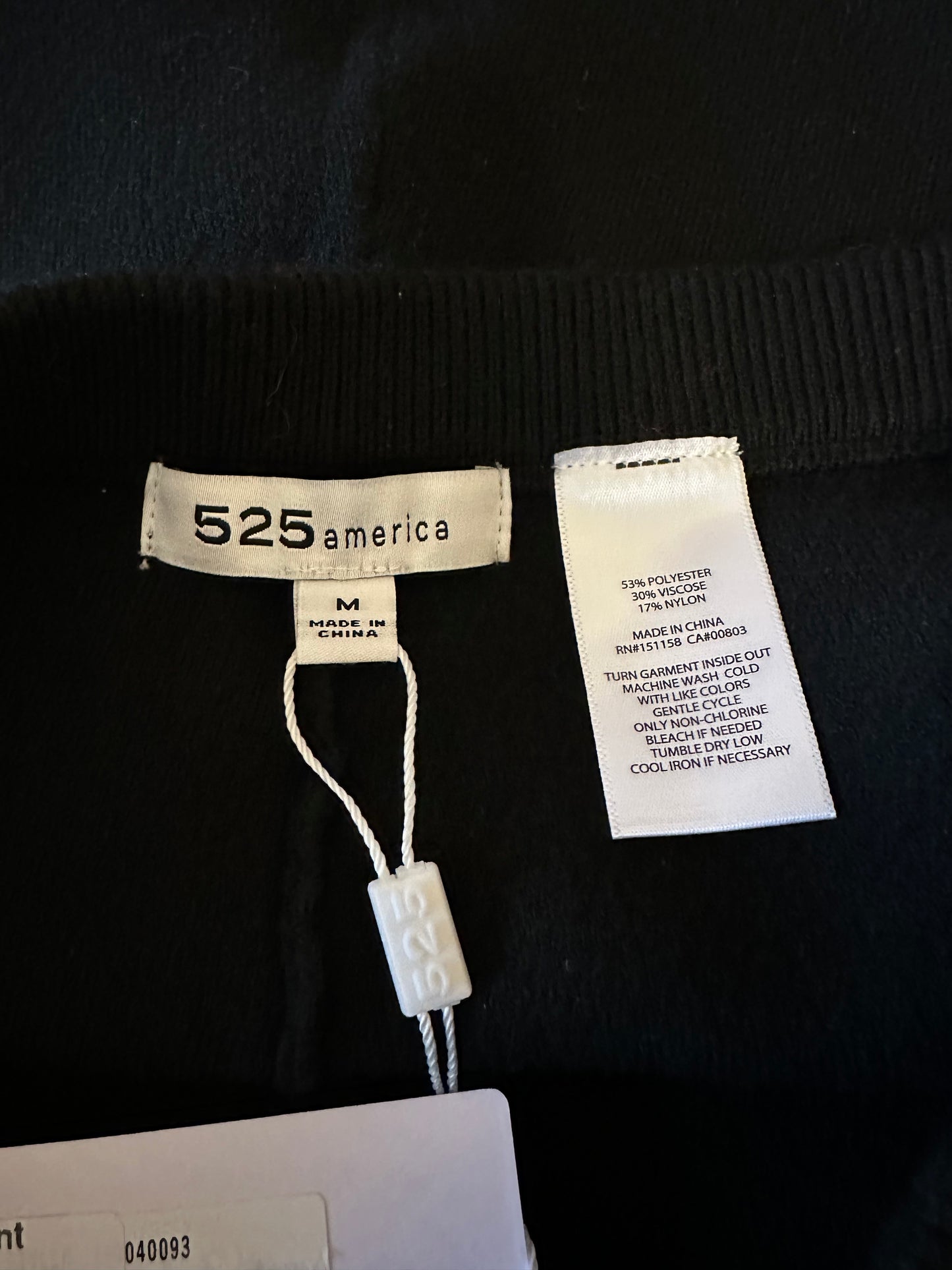 NWT 525 America Dorothy Bootcut Knit Pants in Black | Size Medium