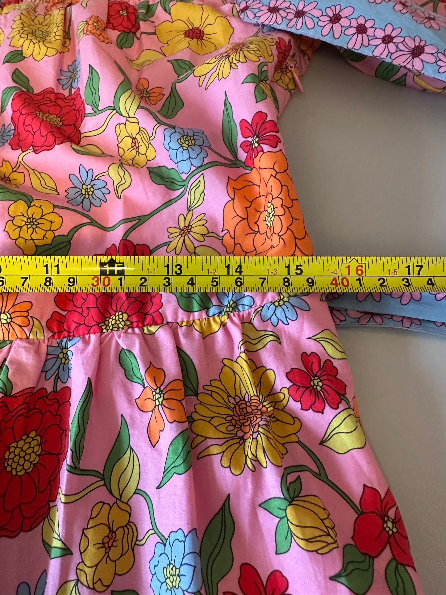 Boden Cecily Pink Cotton Smocked Long Sleeve Dress | Size 6