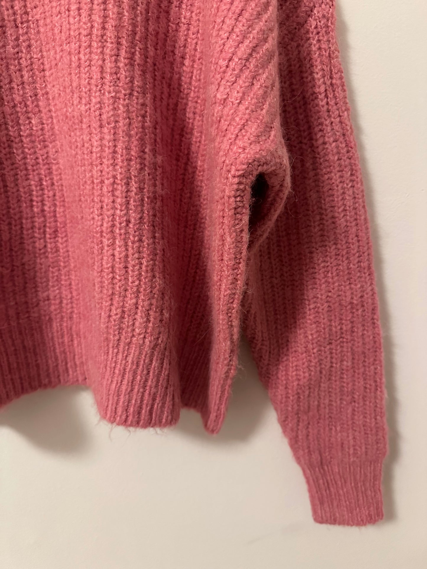 Pistola Eva Pullover With Neck Slit Top in Aurora Pink | Size Medium