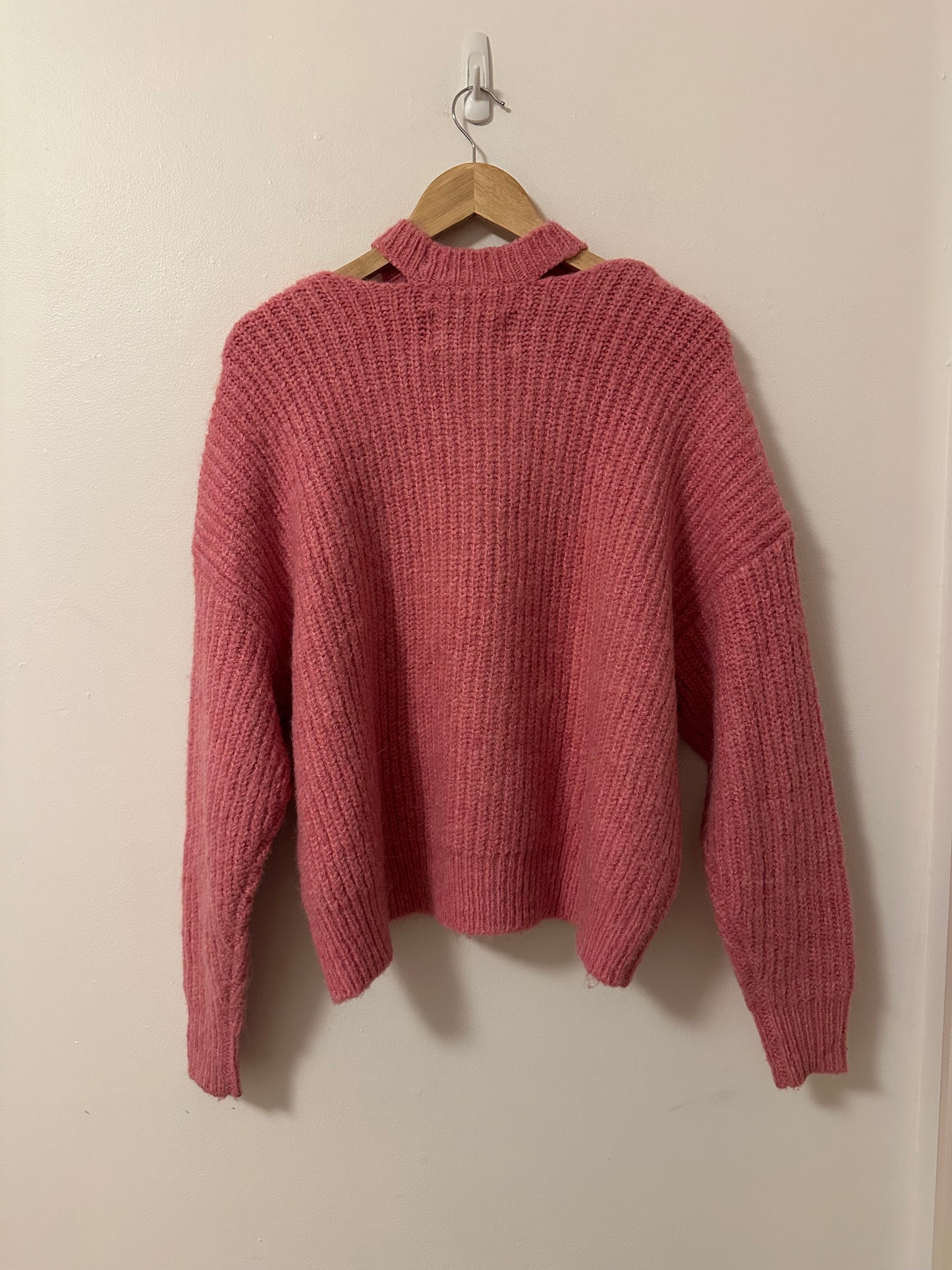 Pistola Eva Pullover With Neck Slit Top in Aurora Pink | Size Medium