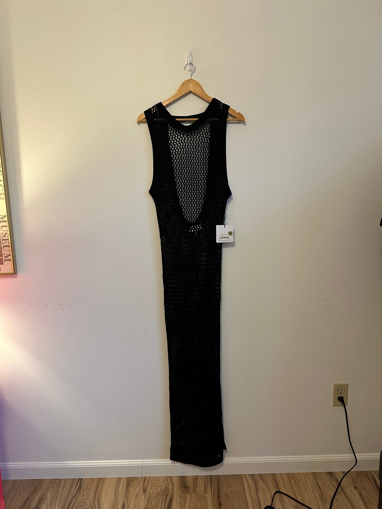 NWT Beach Riot Holly Net Cover Up Midi Dress | Size Large