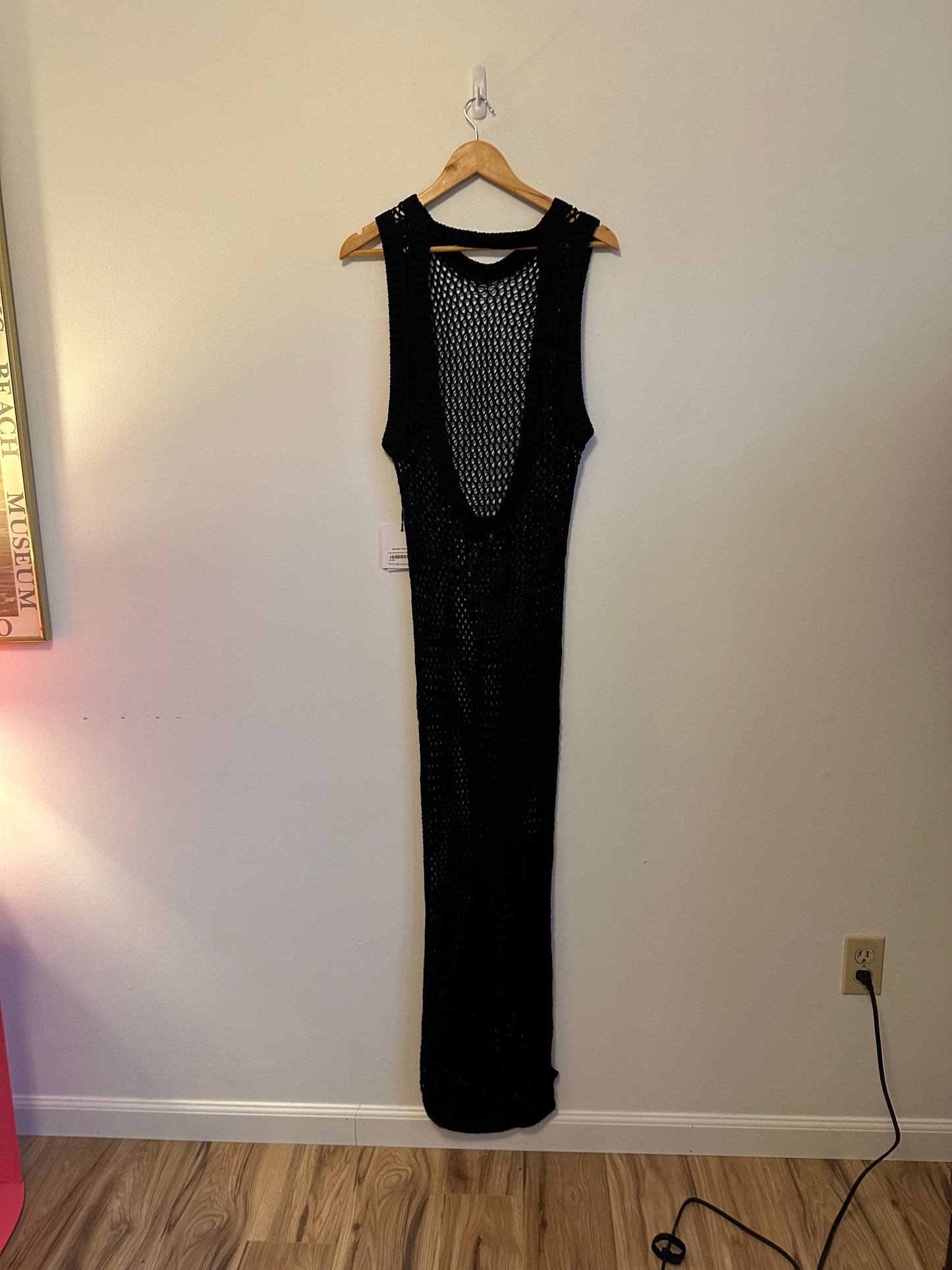 NWT Beach Riot Holly Net Cover Up Midi Dress | Size Large