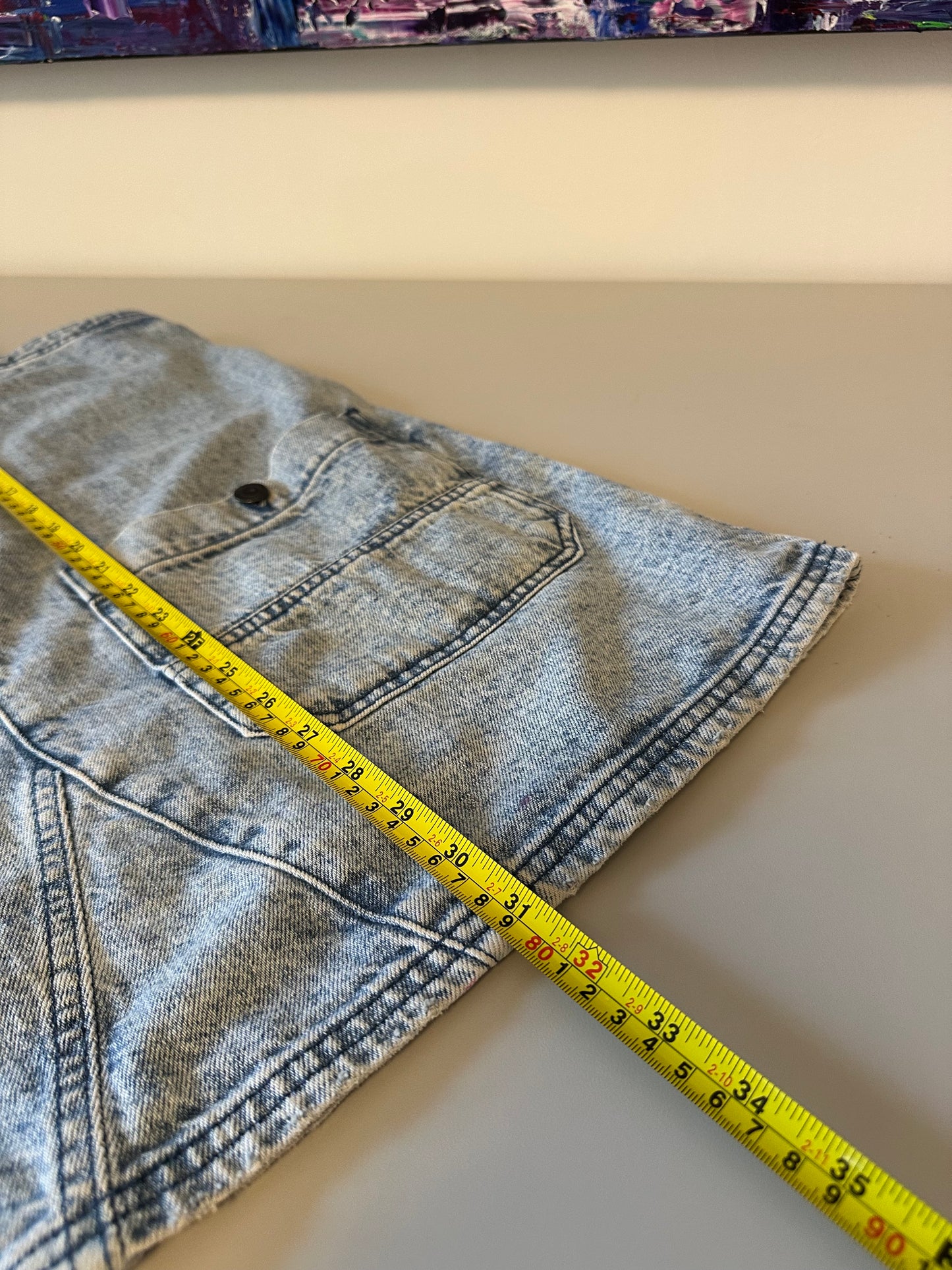 We The Free x Free People Acid Wash Denim Overall Dress | Size Small