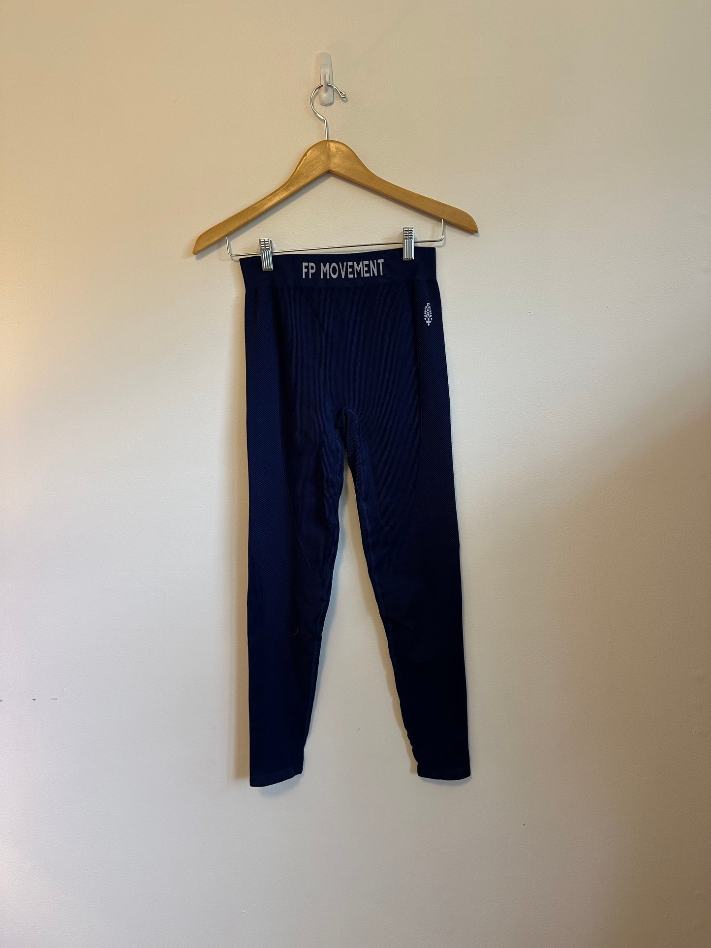 NWT FP Movement by Free People Long Haul Leggings in Black Grape | Size M/L