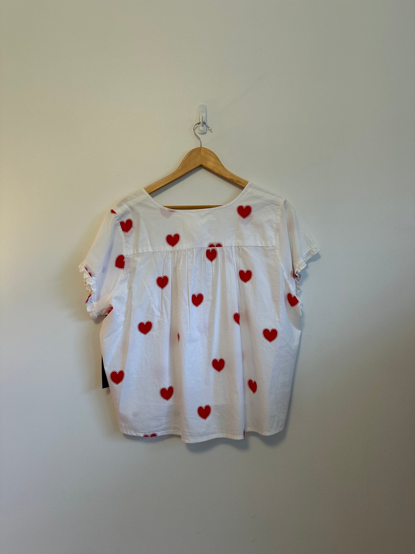 NWT Printfresh Pintuck Short Pajama Set in Queen of Hearts | Size XL
