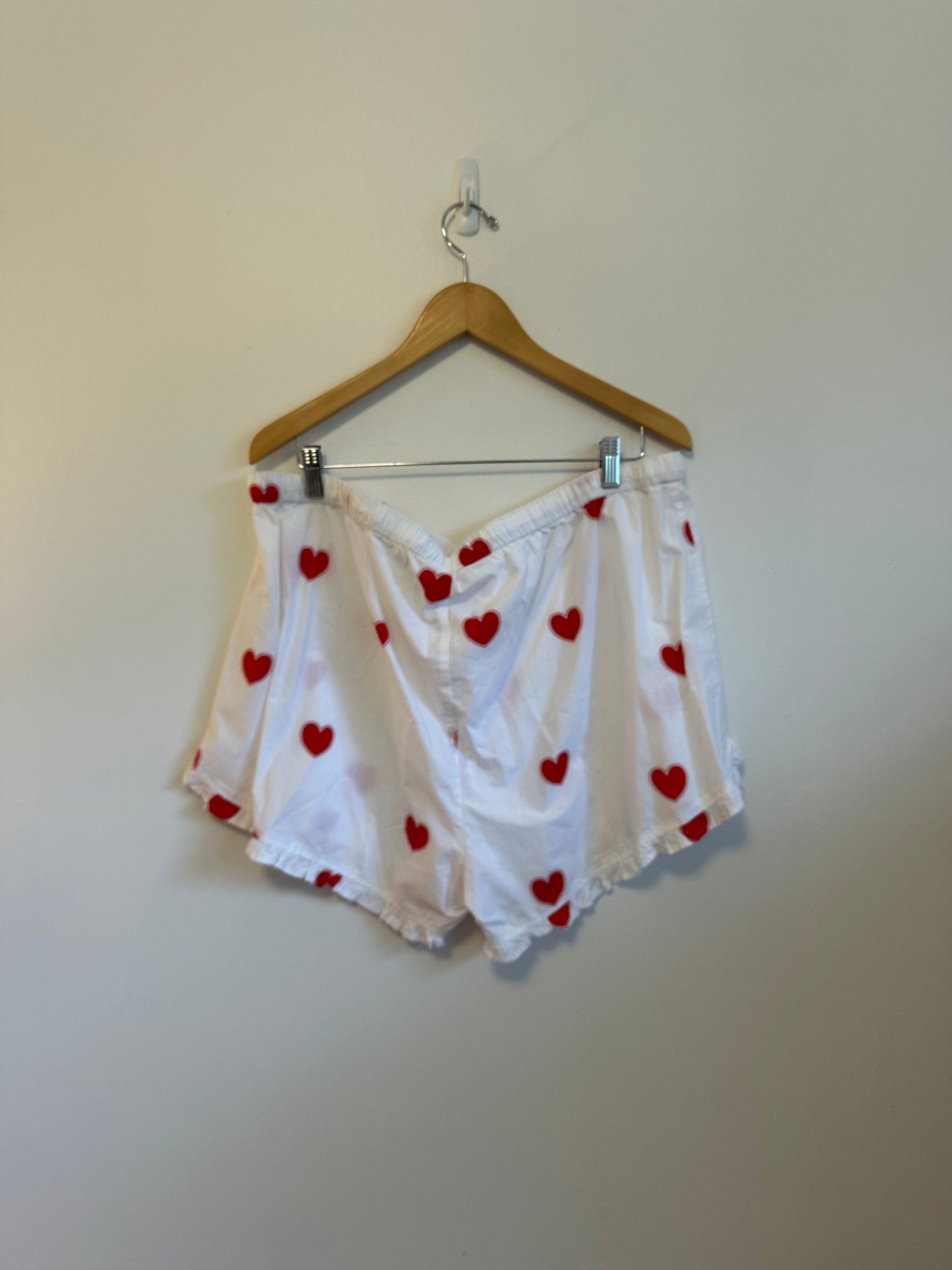 NWT Printfresh Pintuck Short Pajama Set in Queen of Hearts | Size XL