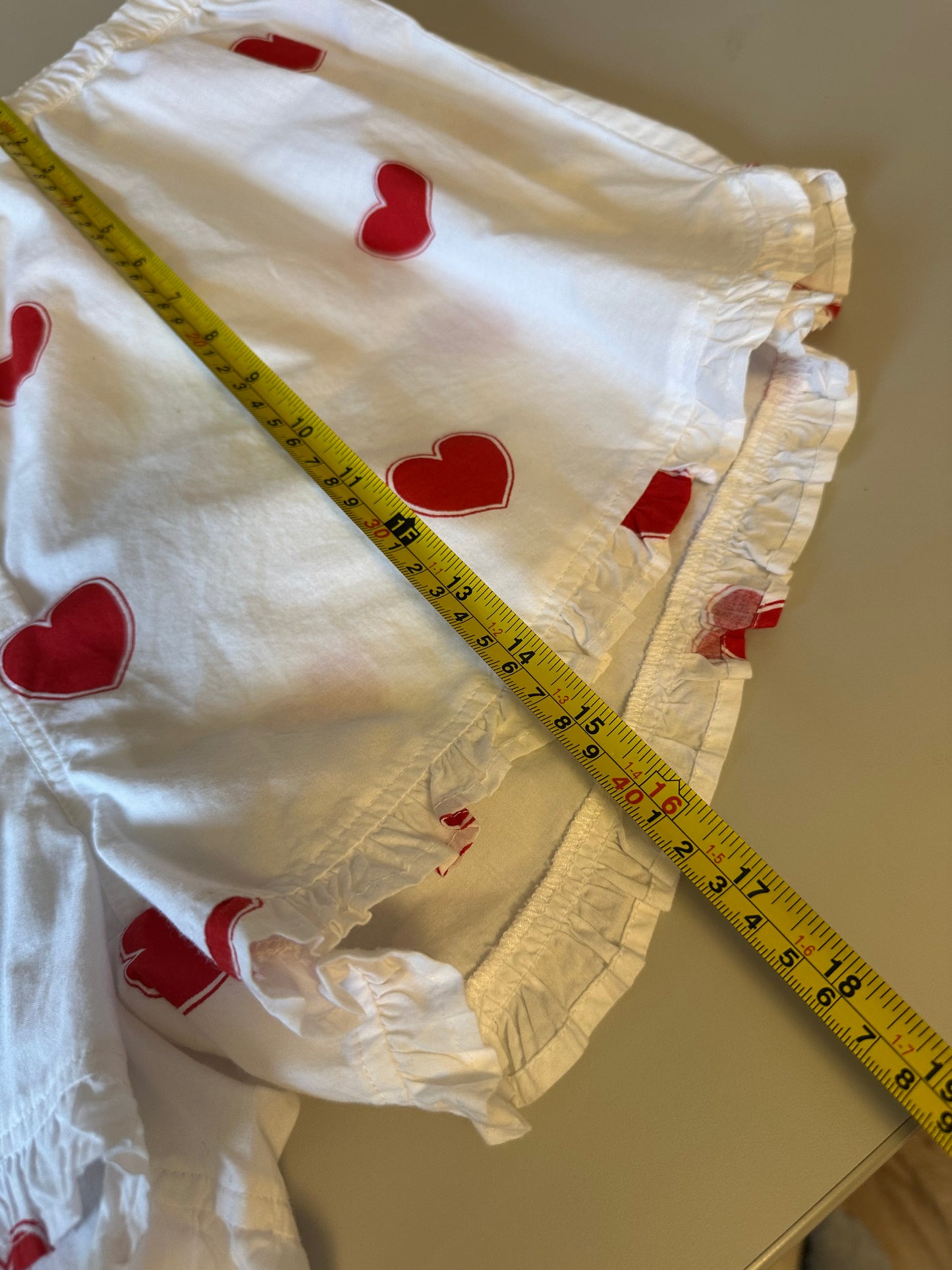 NWT Printfresh Pintuck Short Pajama Set in Queen of Hearts | Size XL