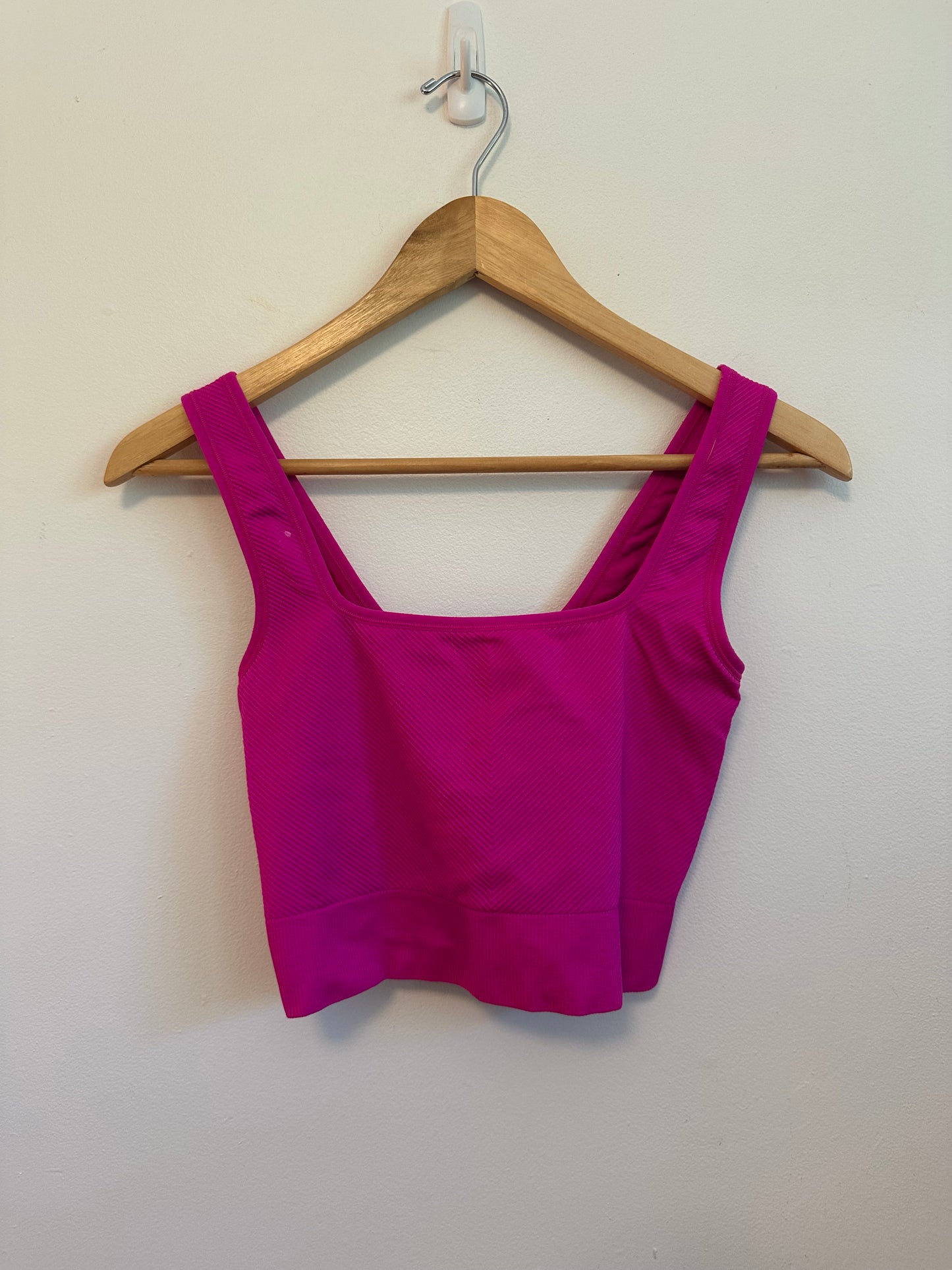 All in Motion Hot Pink Ribbed Sports Bra