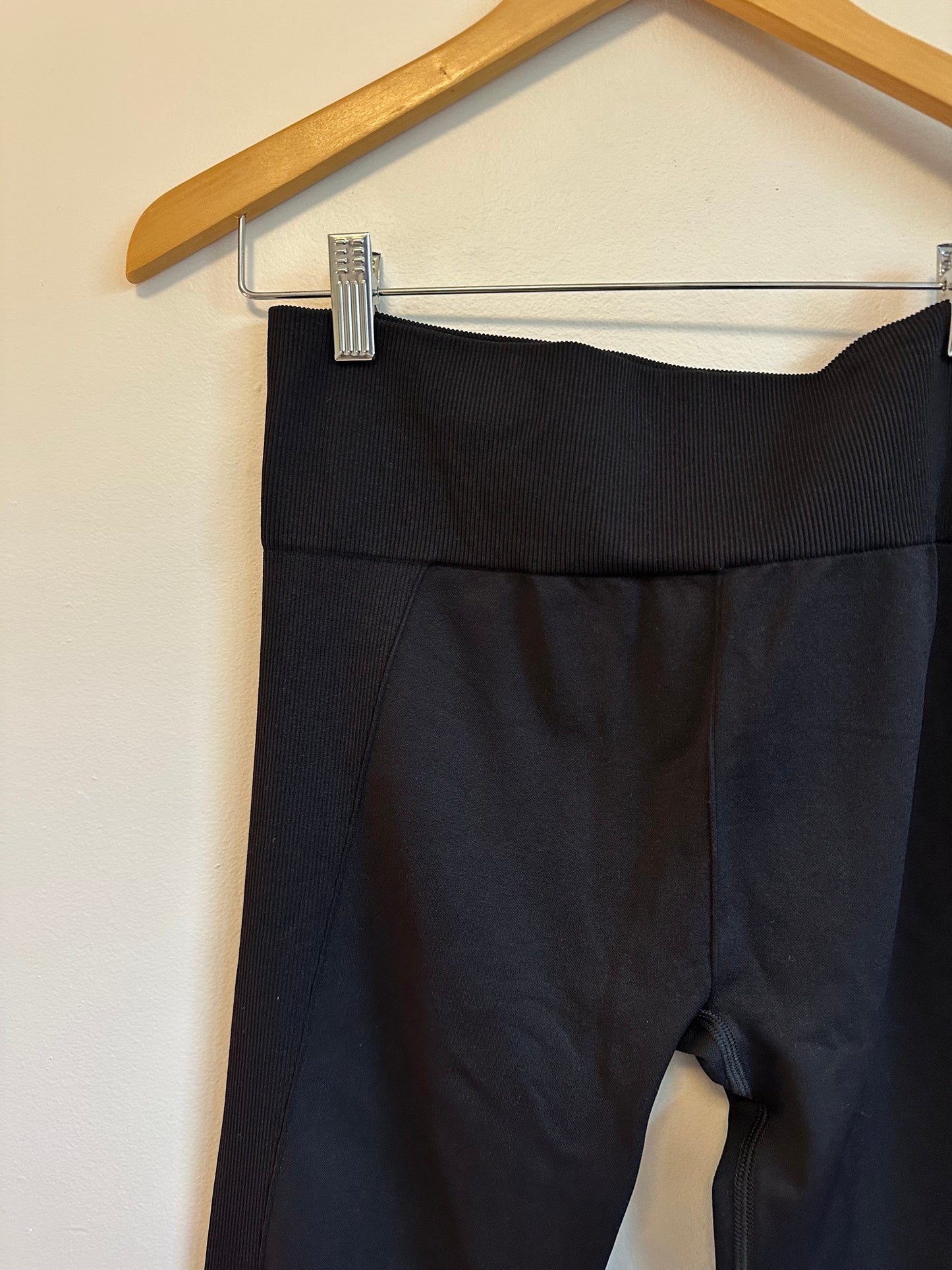 NWT Halfdays Sophia Seamless Leggings in Black | Size XL