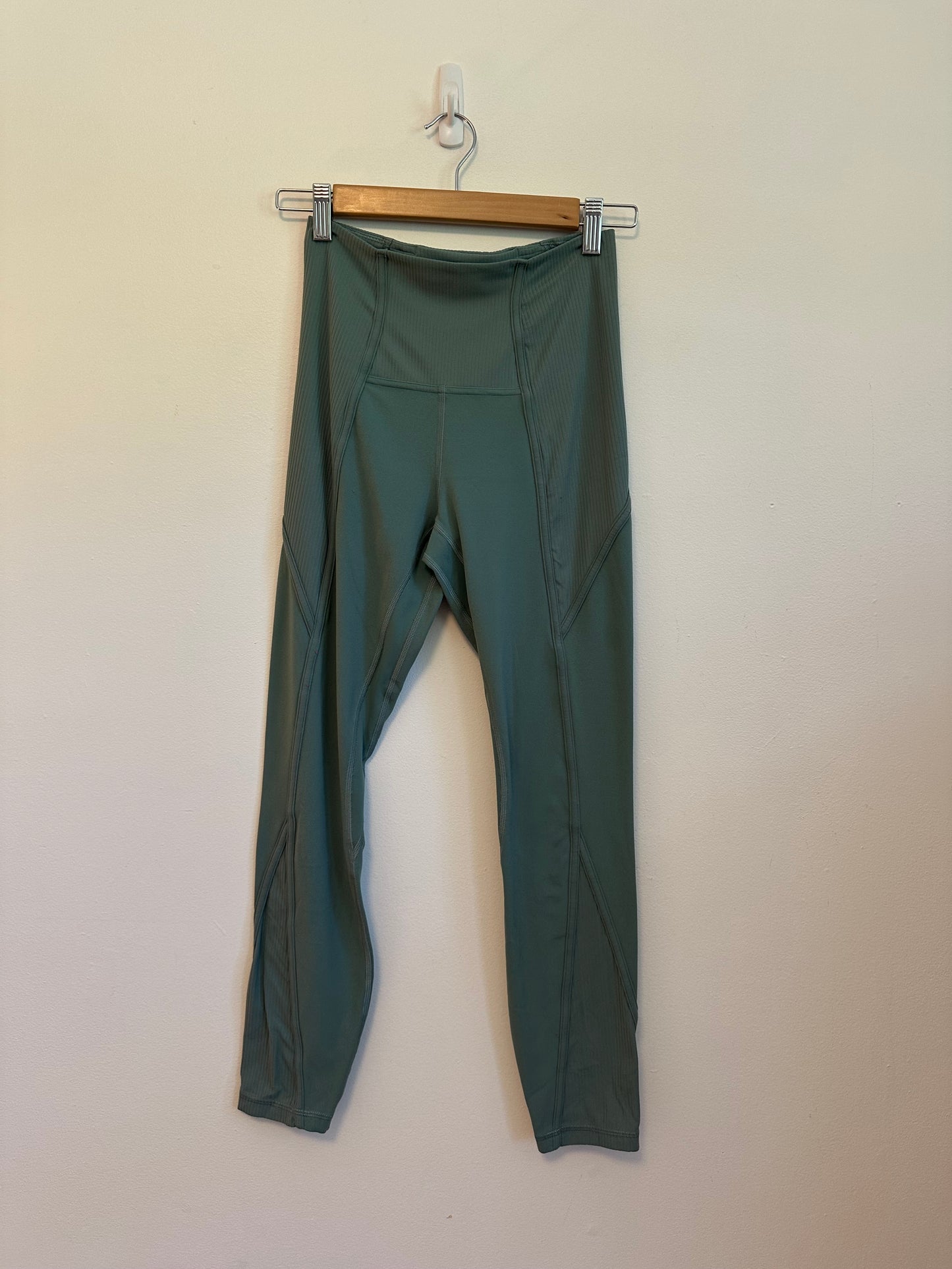 Lululemon Align Ribbed Panel High-Rise Tight 25" in Tidewater Teal | Size 6