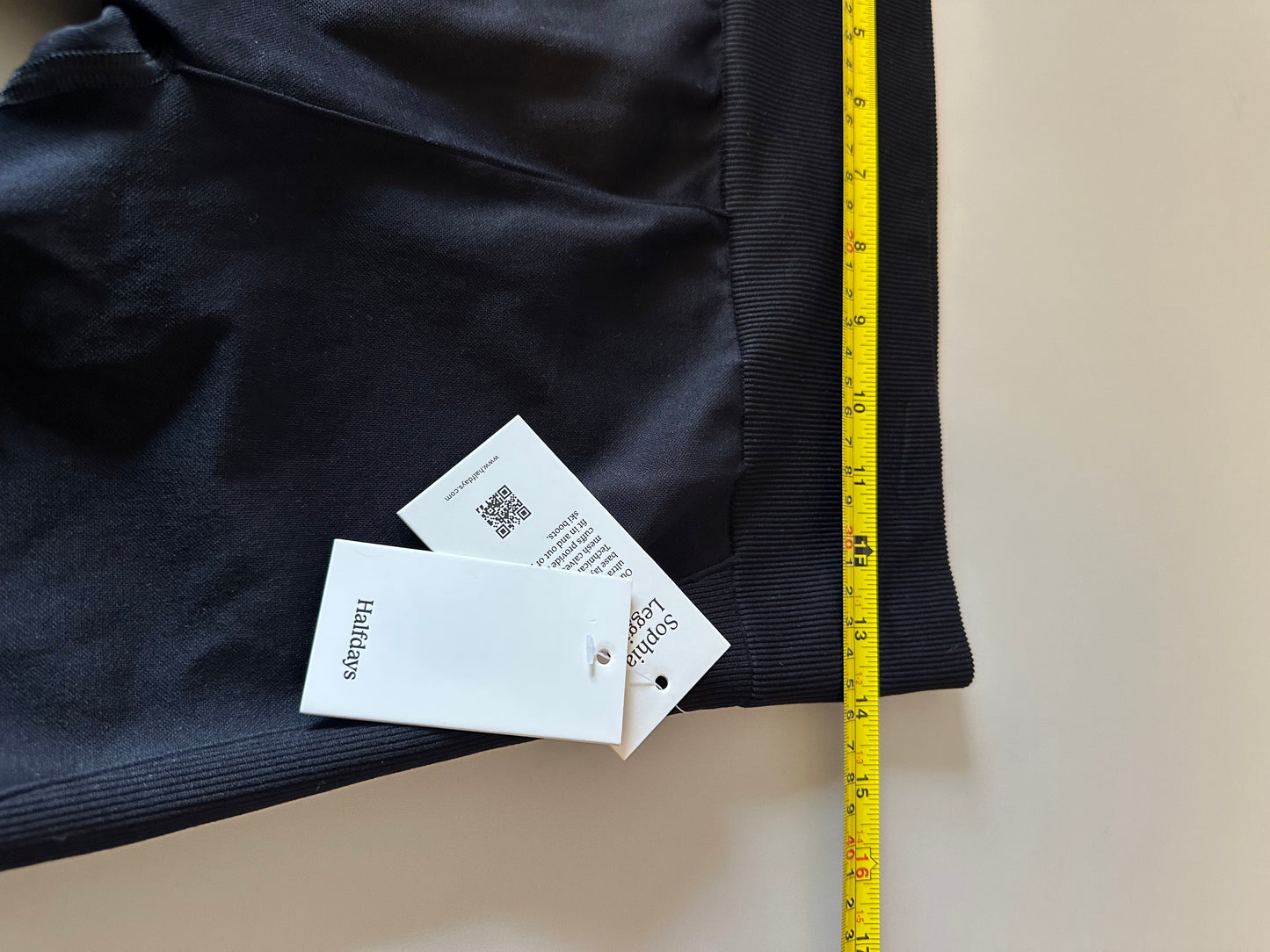 NWT Halfdays Sophia Seamless Leggings in Black | Size XL