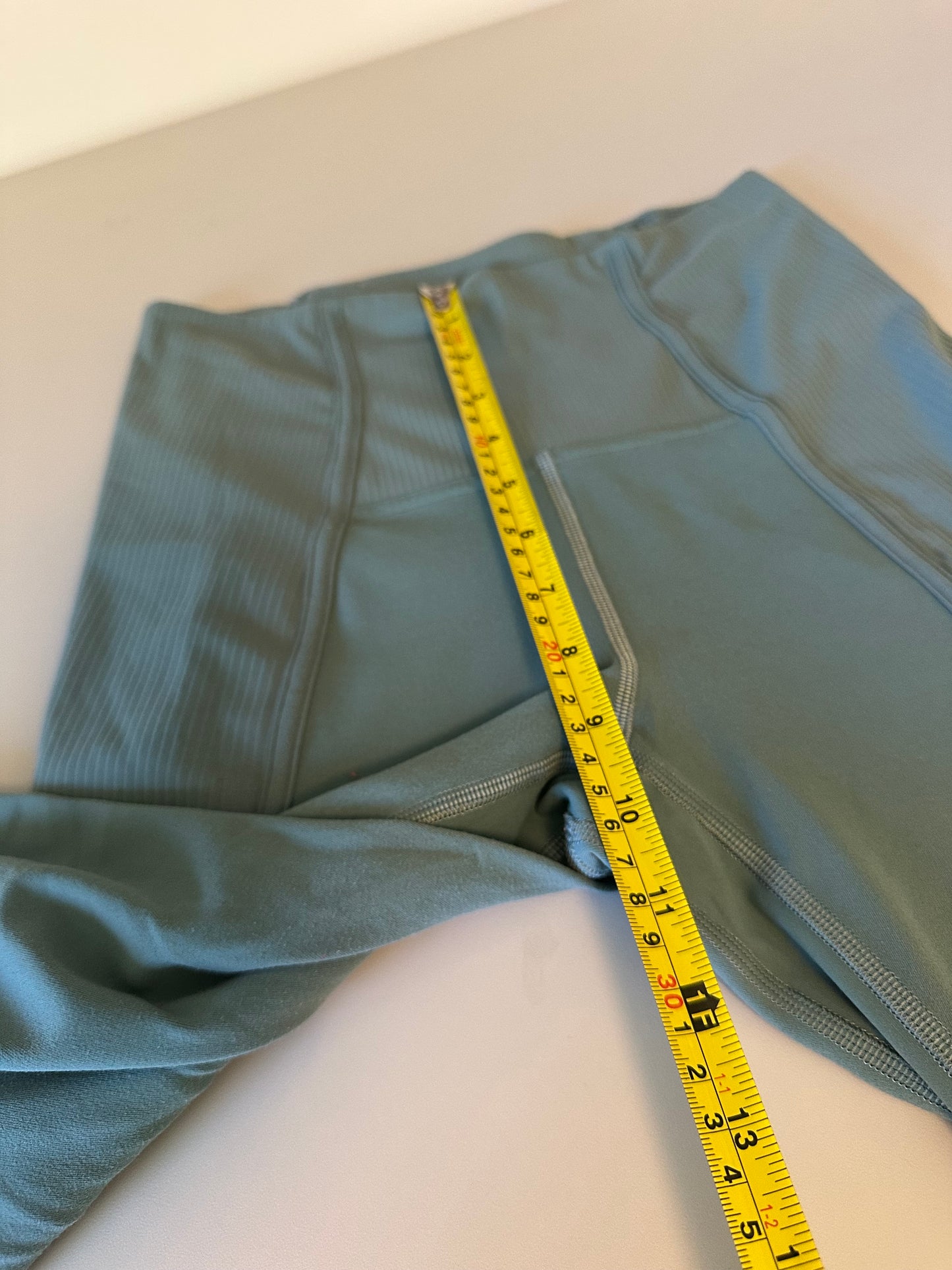 Lululemon Align Ribbed Panel High-Rise Tight 25" in Tidewater Teal | Size 6