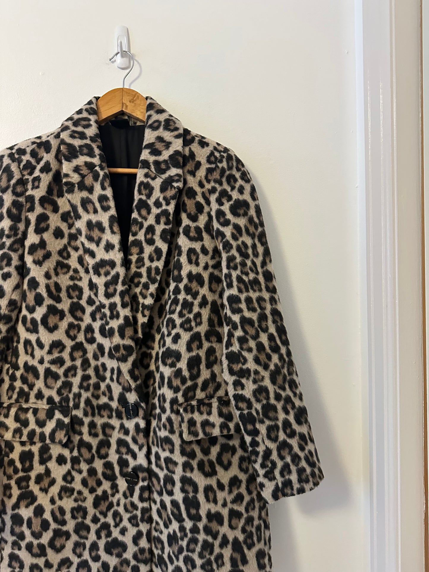 Love Token Leopard Print Jacket | Size XS