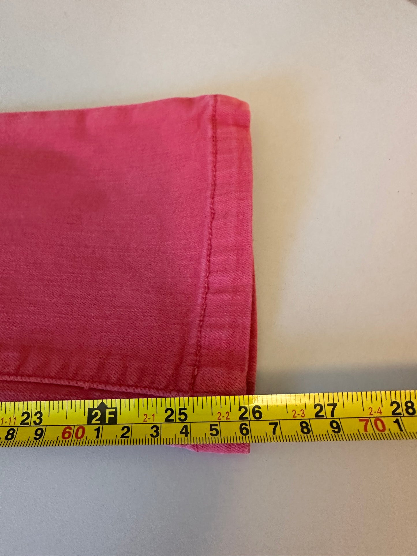 Pilcro and The Letterpress Washed Red Mid Rise Jeans | Size 29