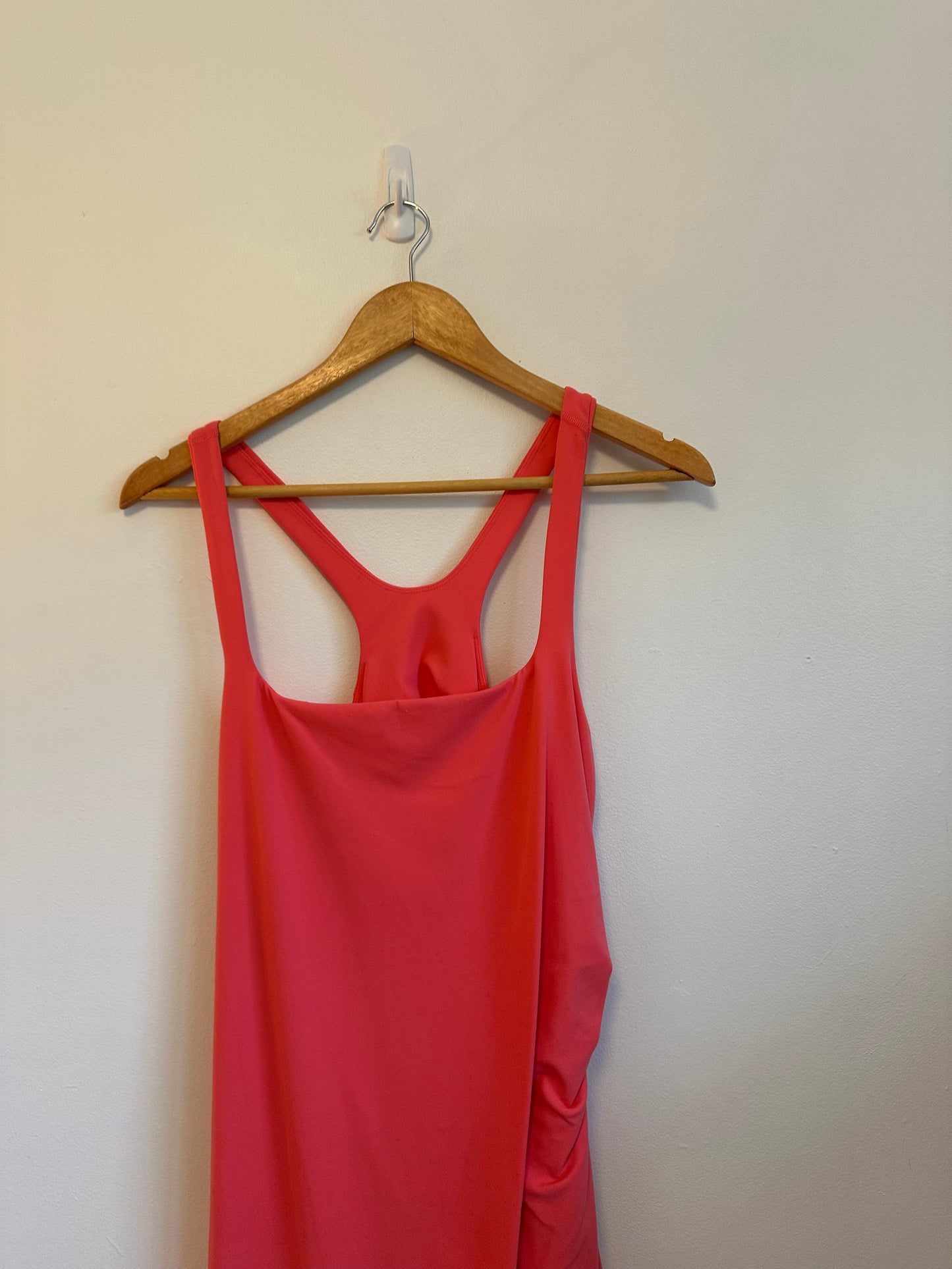 NWT FP Movement by Free People Never Better Active Dress in Neon Coral | Size XL