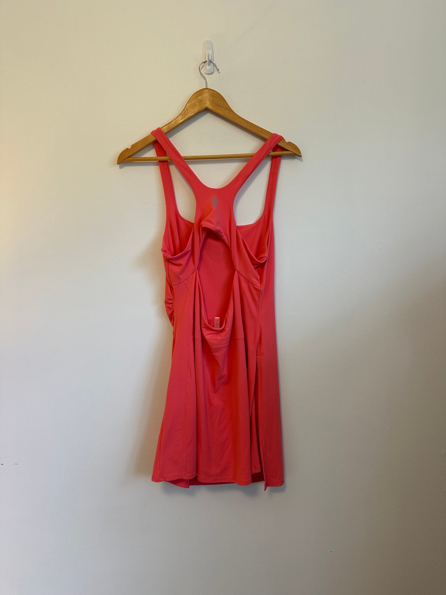 NWT FP Movement by Free People Never Better Active Dress in Neon Coral | Size XL