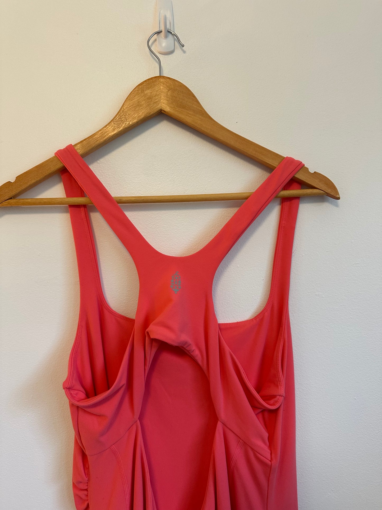 NWT FP Movement by Free People Never Better Active Dress in Neon Coral | Size XL