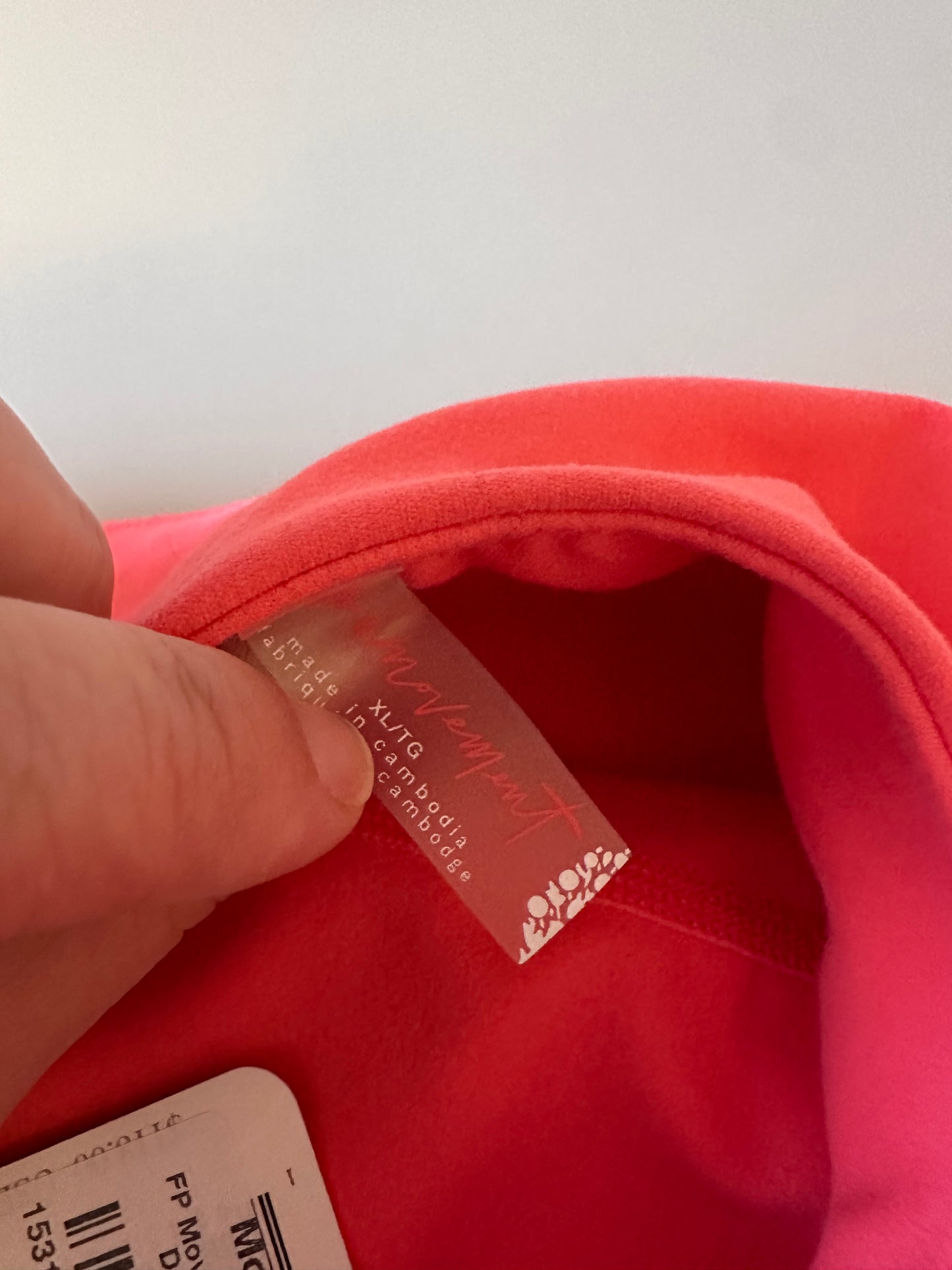 NWT FP Movement by Free People Never Better Active Dress in Neon Coral | Size XL