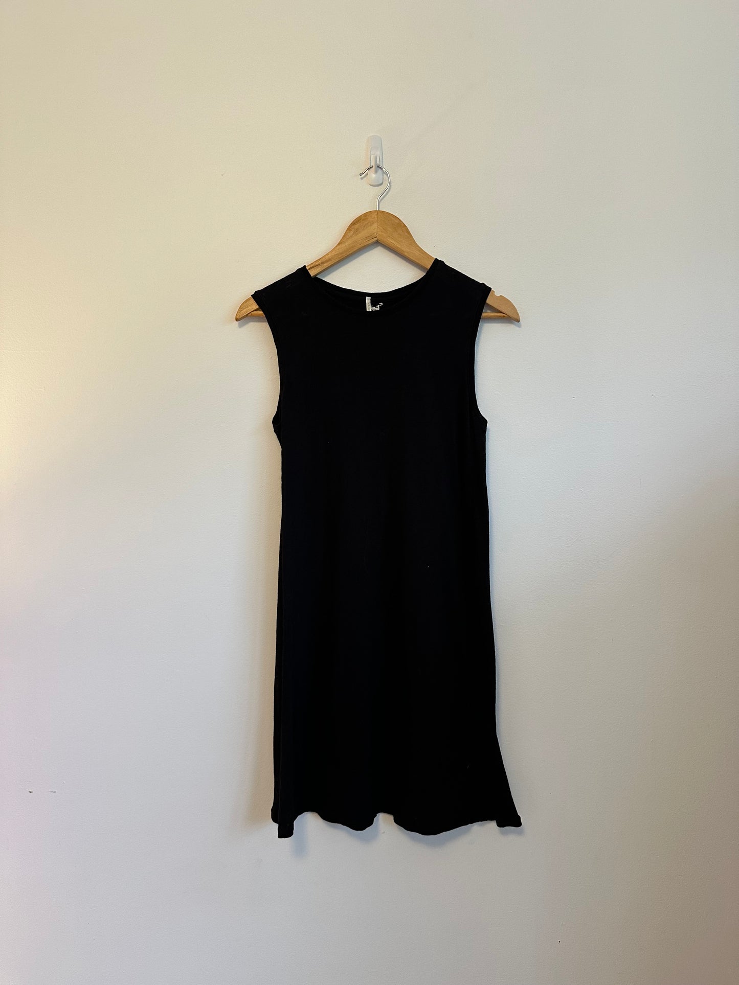 NWT Hello Nite Asa Little Black Cotton T-Shirt Dress in Black | Size XS