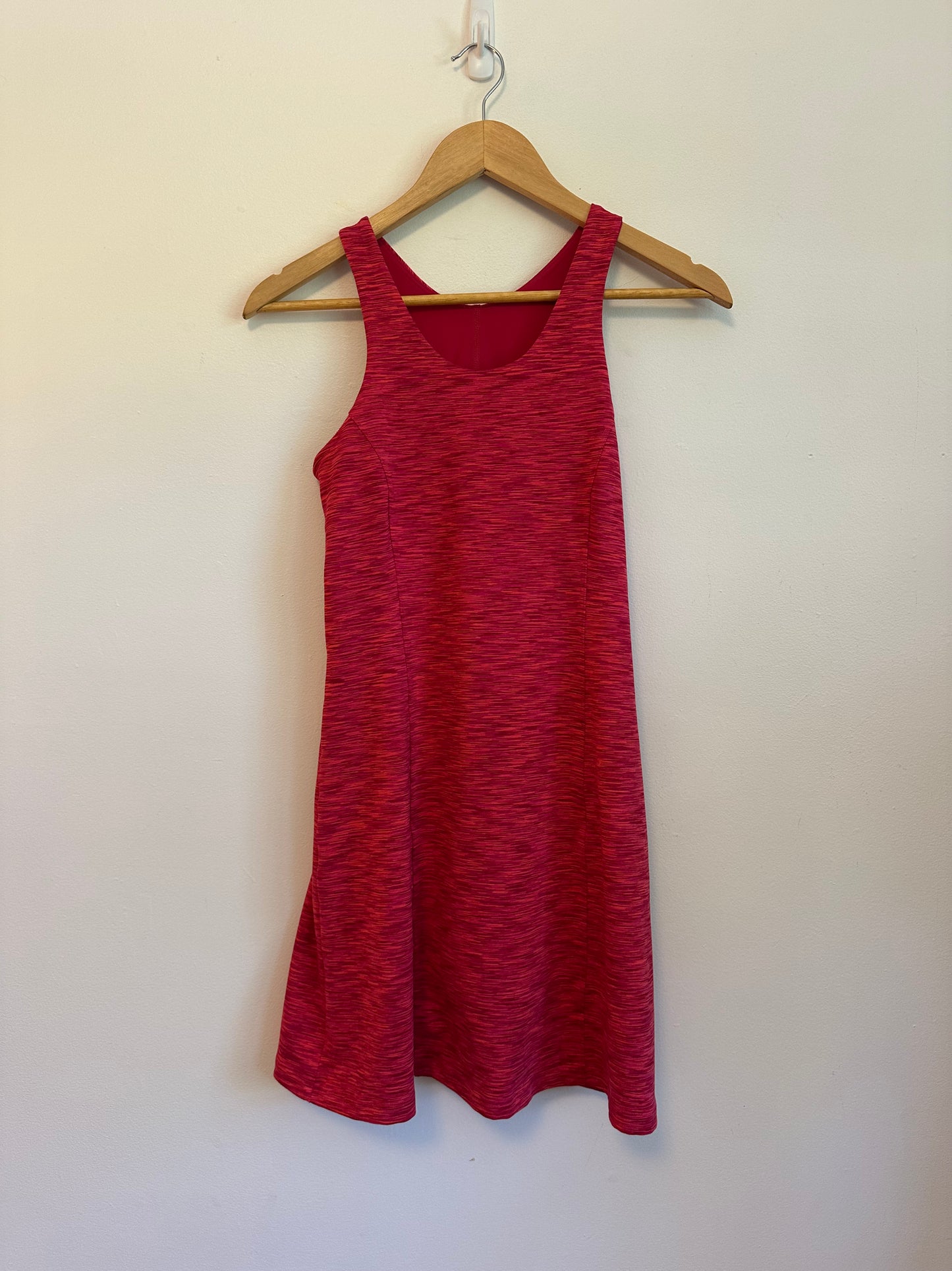 Outdoor Voices Circle Back Exercise Dress in Rose Garden Space Dye | Size Small