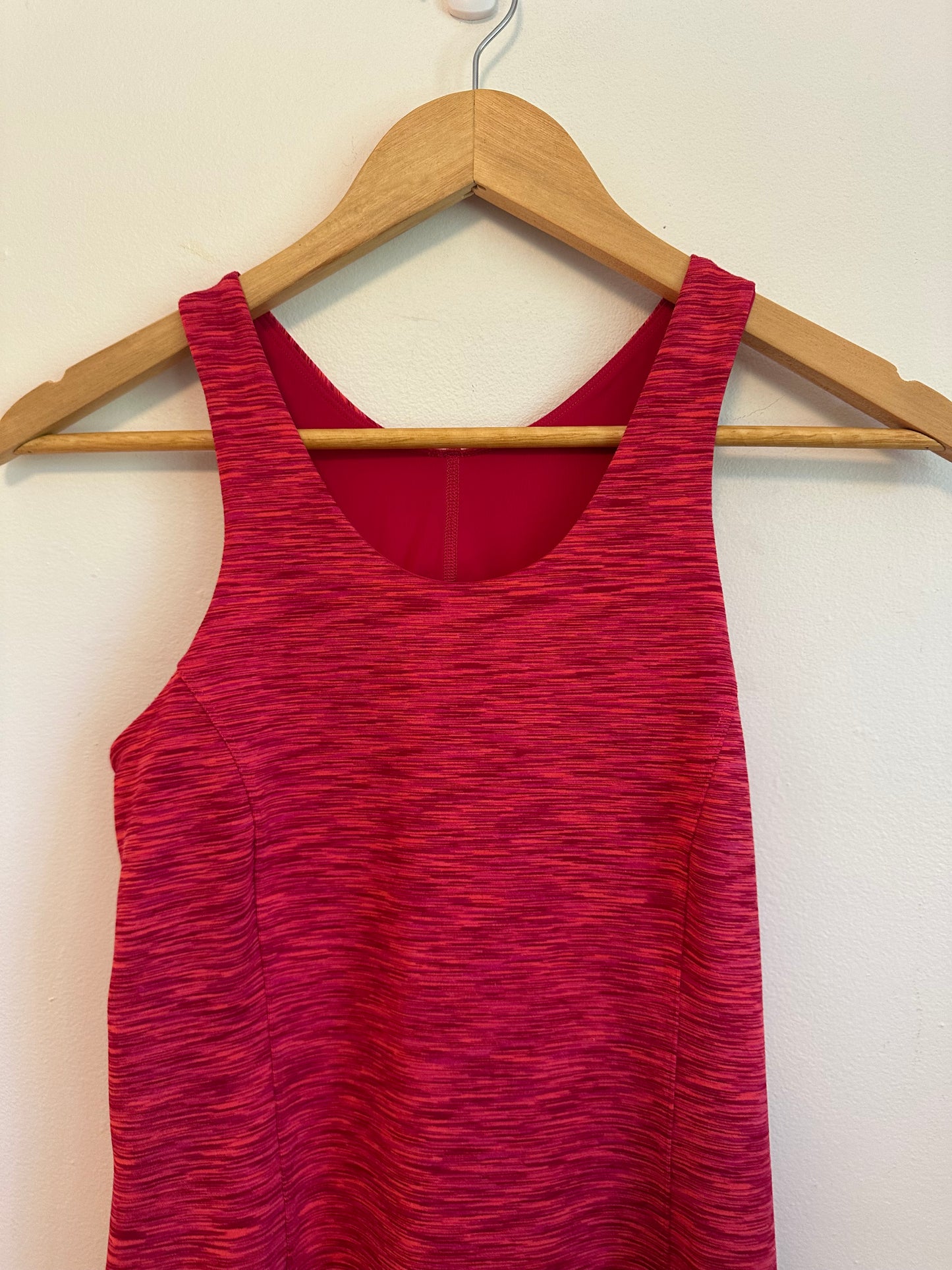 Outdoor Voices Circle Back Exercise Dress in Rose Garden Space Dye | Size Small