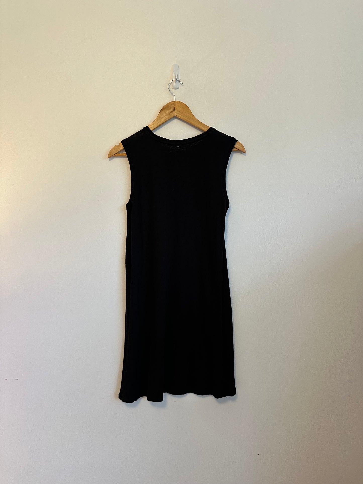 NWT Hello Nite Asa Little Black Cotton T-Shirt Dress in Black | Size XS