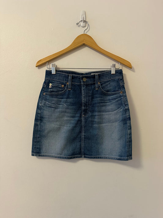 AG Adriano Goldschmied The Vera Denim Mini Skirt | Size 27