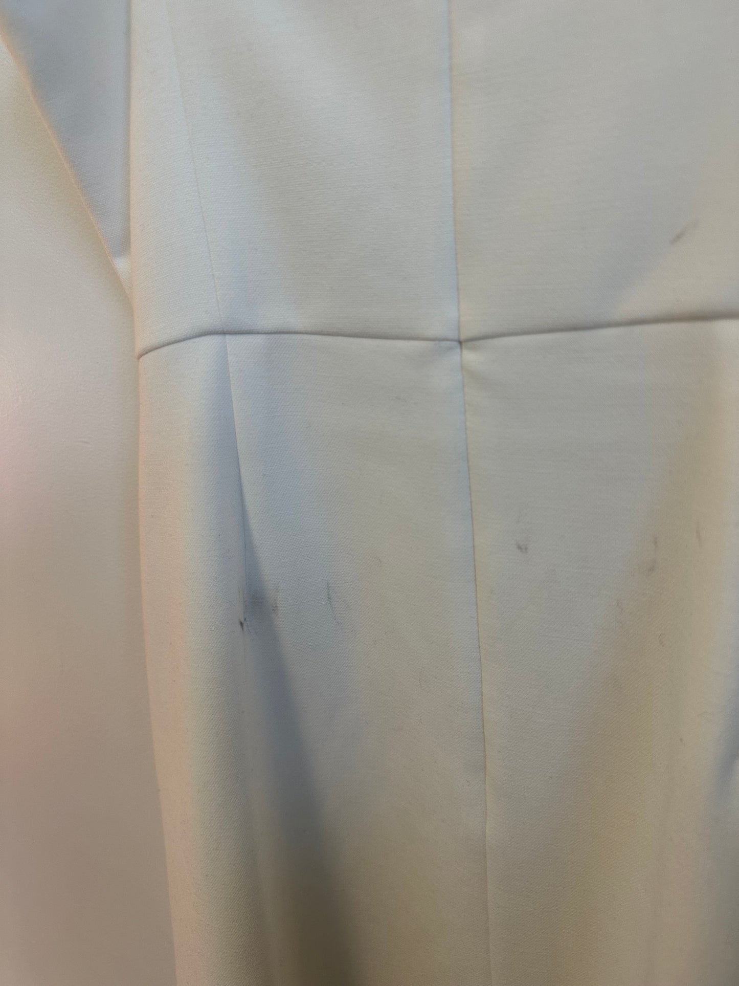 NWT French Connection White Ruffle Shoulder Mini Dress | Size 10
