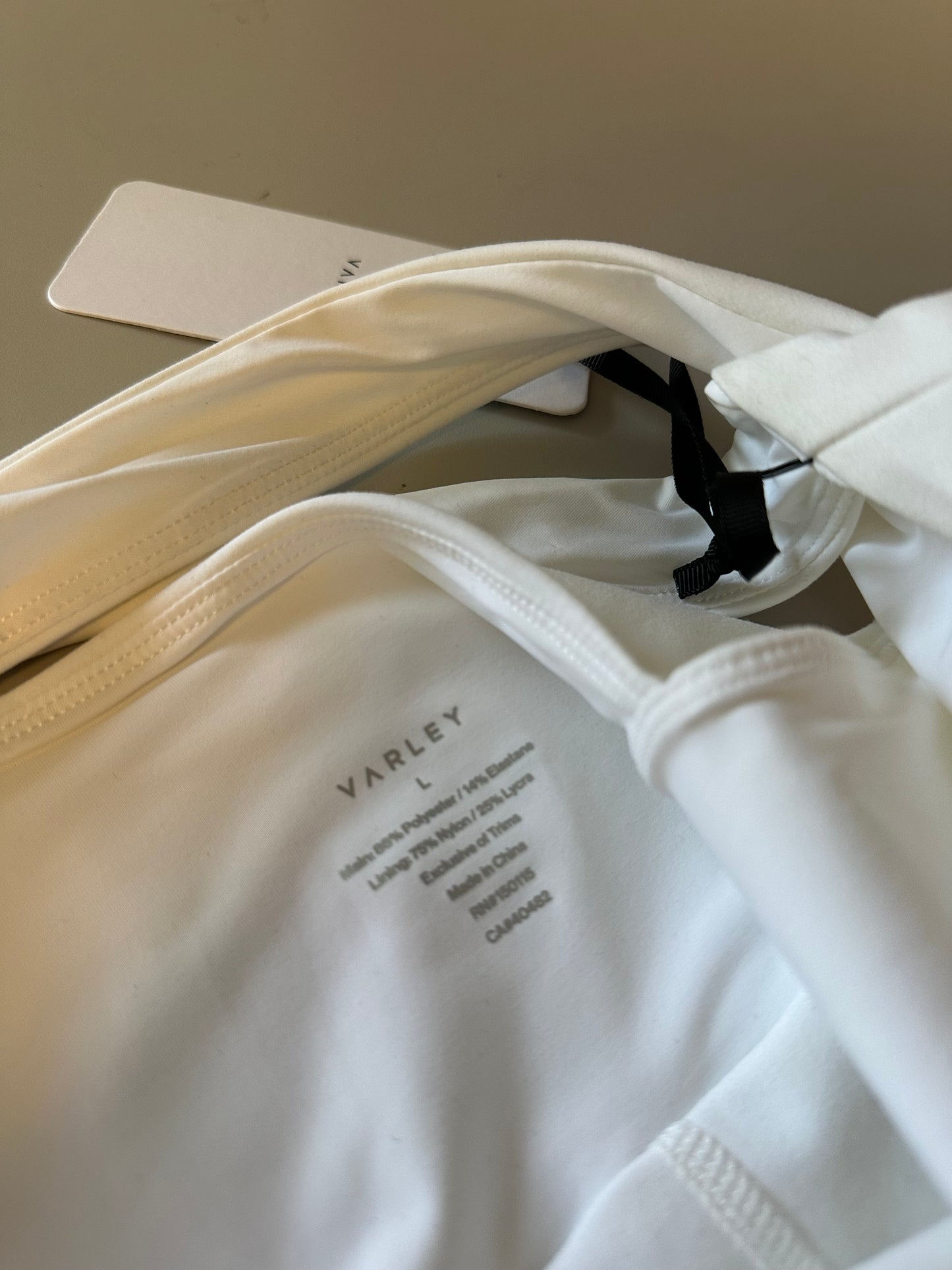 NWT Varley Carina Athletic Dress in White | Size Large