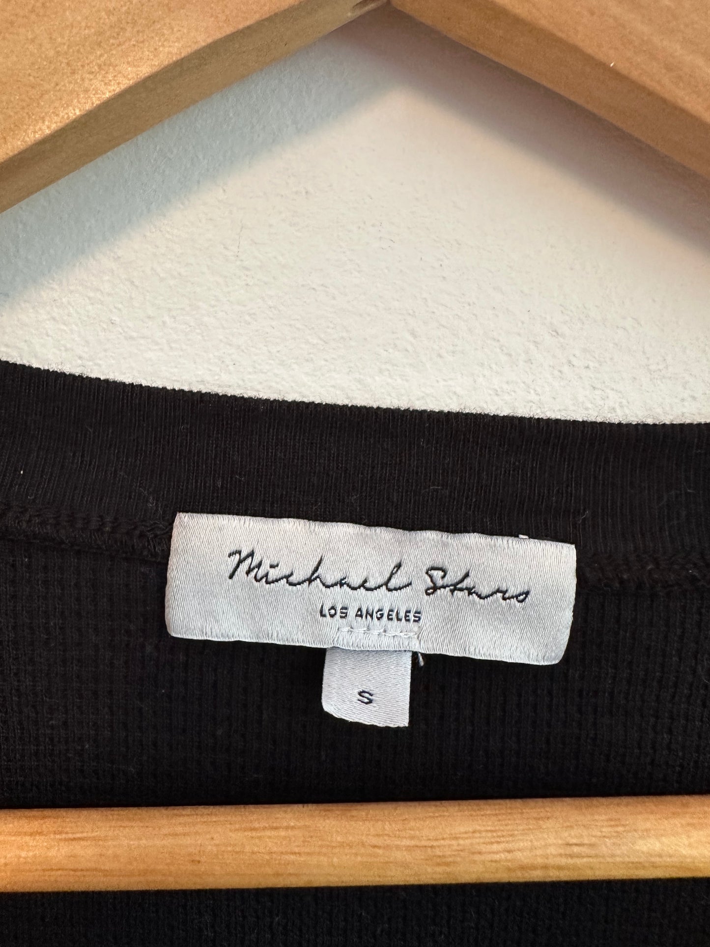 Michael Stars Minnie Henley With Snap Tape in Black | Size Small