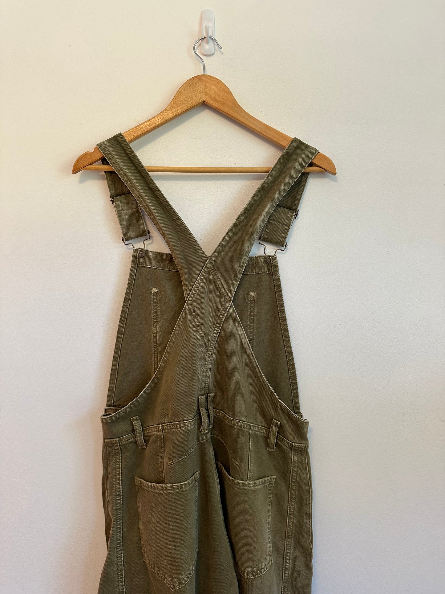 We The Free Good Luck Barrel Overalls in Weeping Willow | Size Small