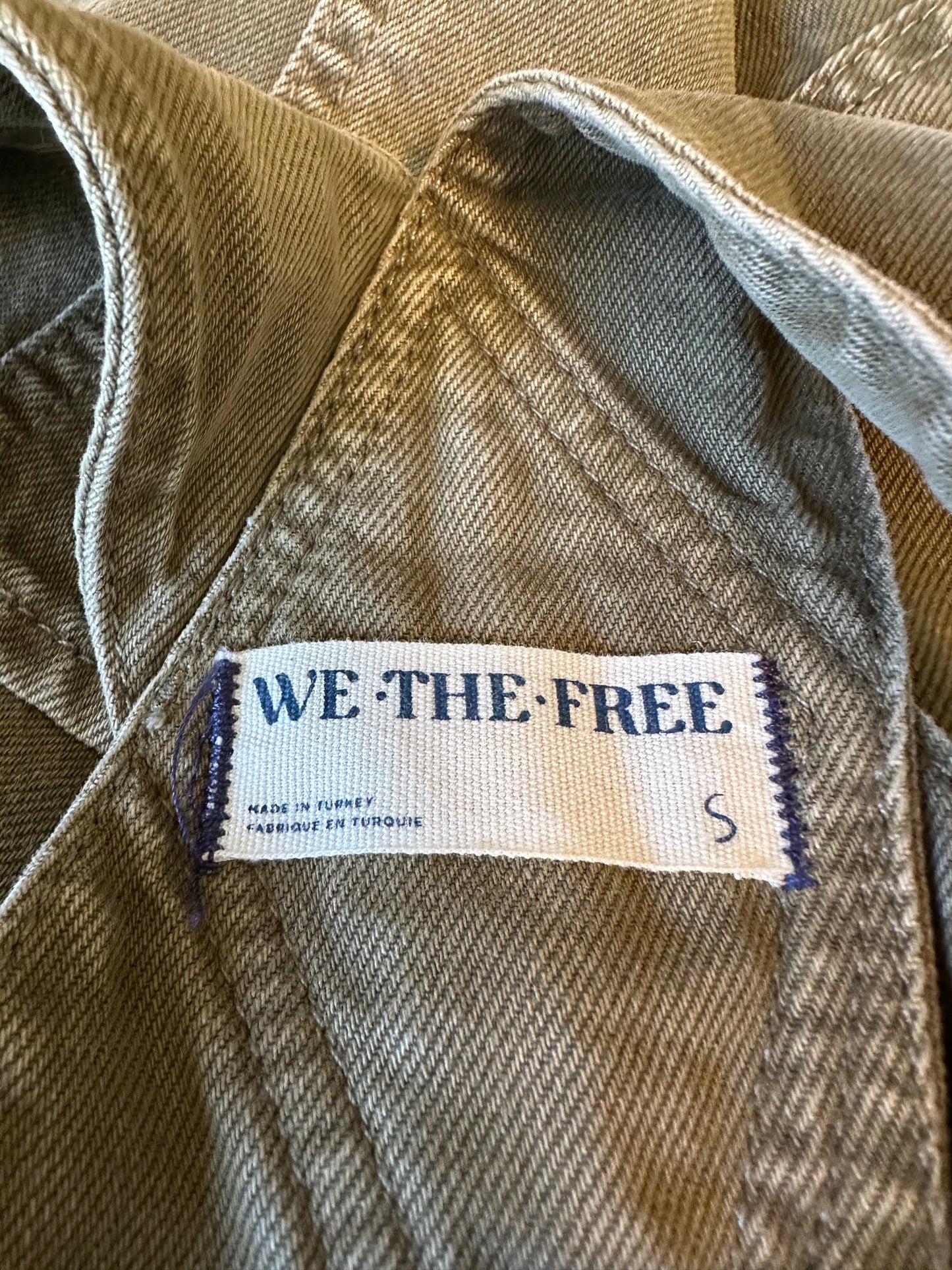 We The Free Good Luck Barrel Overalls in Weeping Willow | Size Small